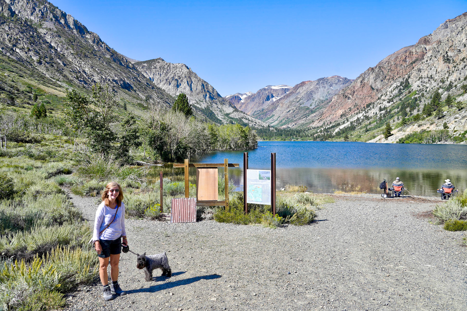 Scenic stop at Lundy Dam