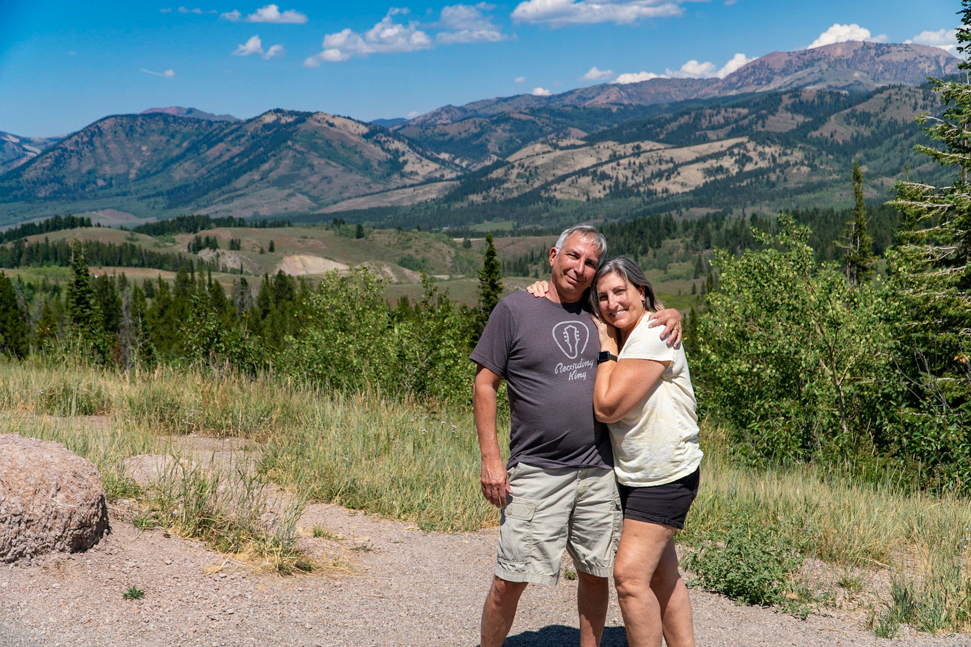 Salt River Pass overlook on the way to Afton, WY