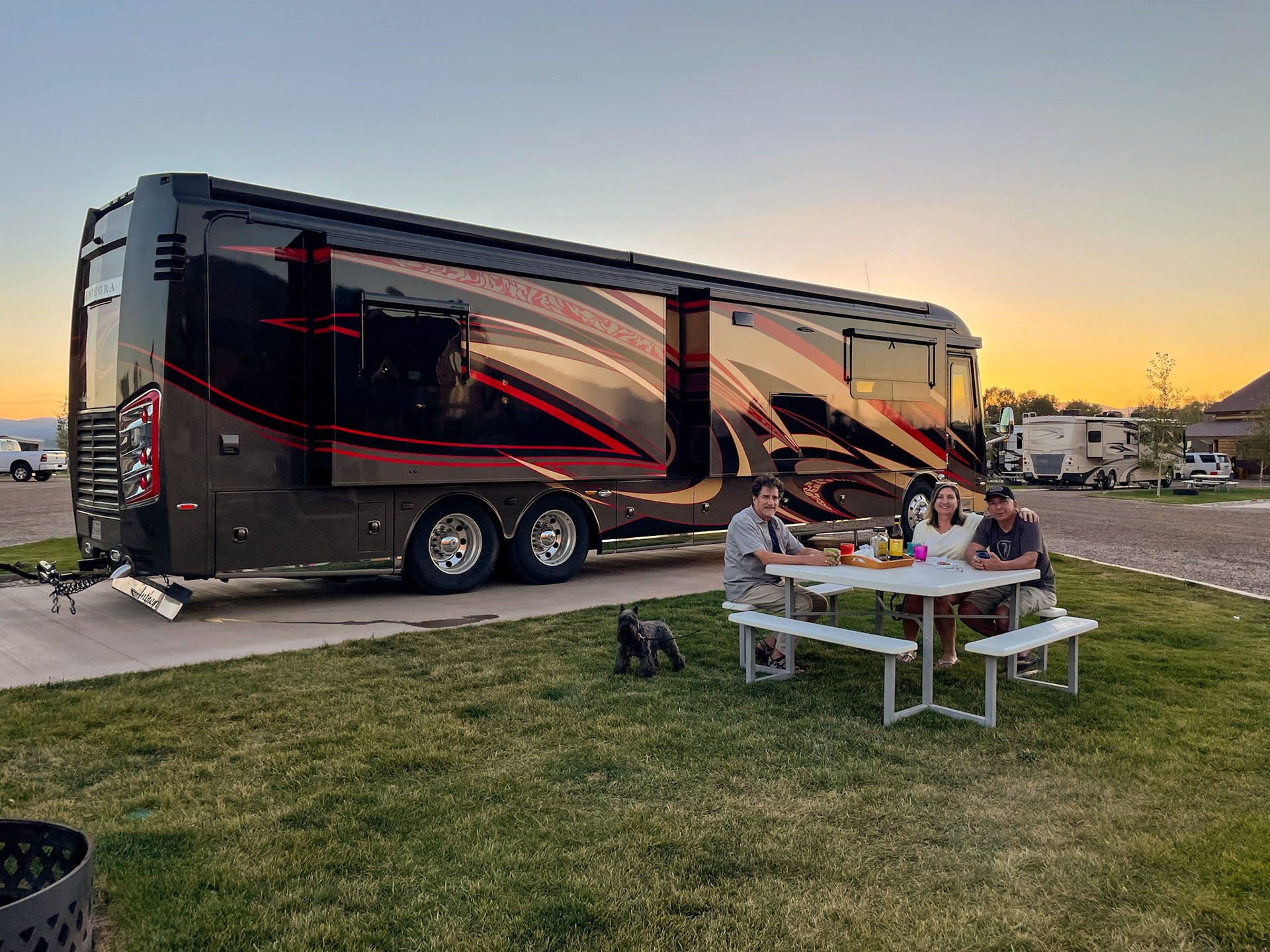 Our site at Kodiac Mountain Resort in Afton, WY