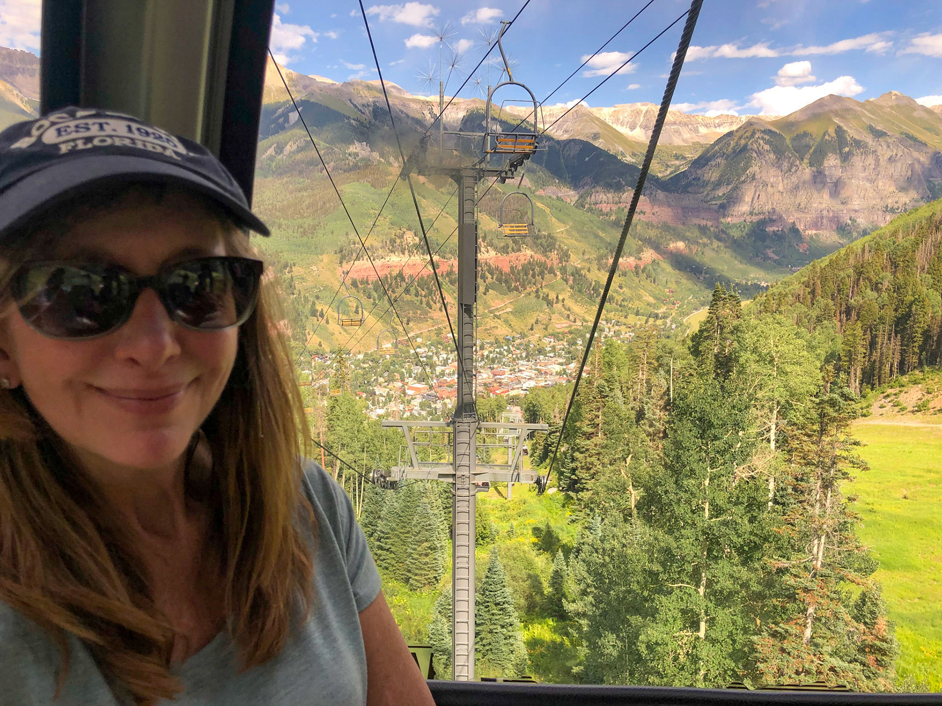 Gondola back down to Telluride