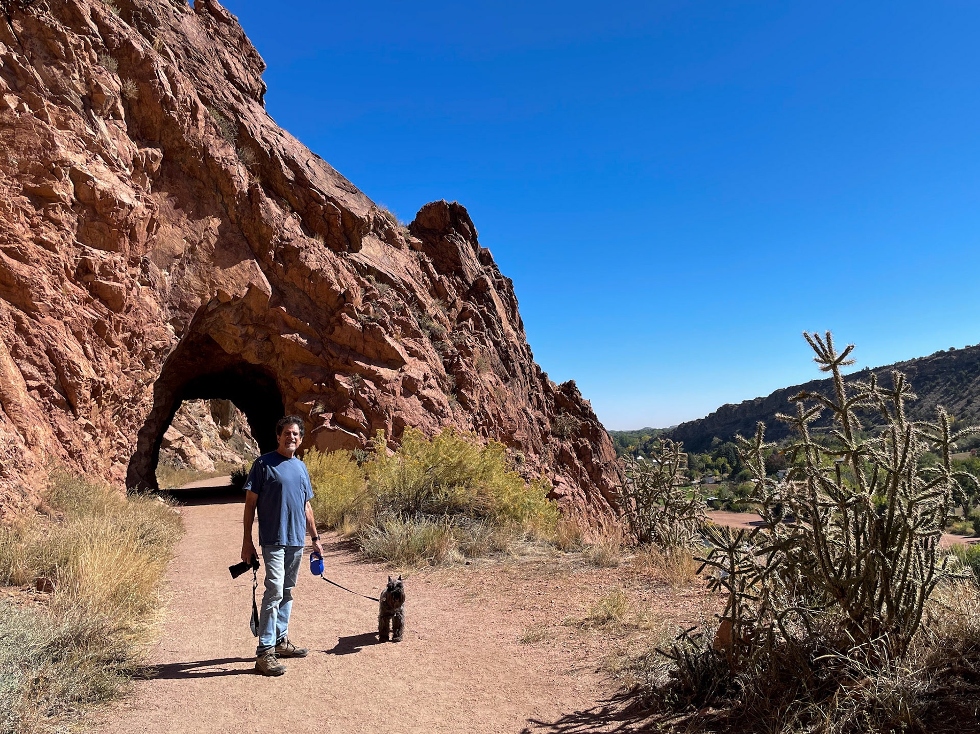 3 tunnels are along the trail