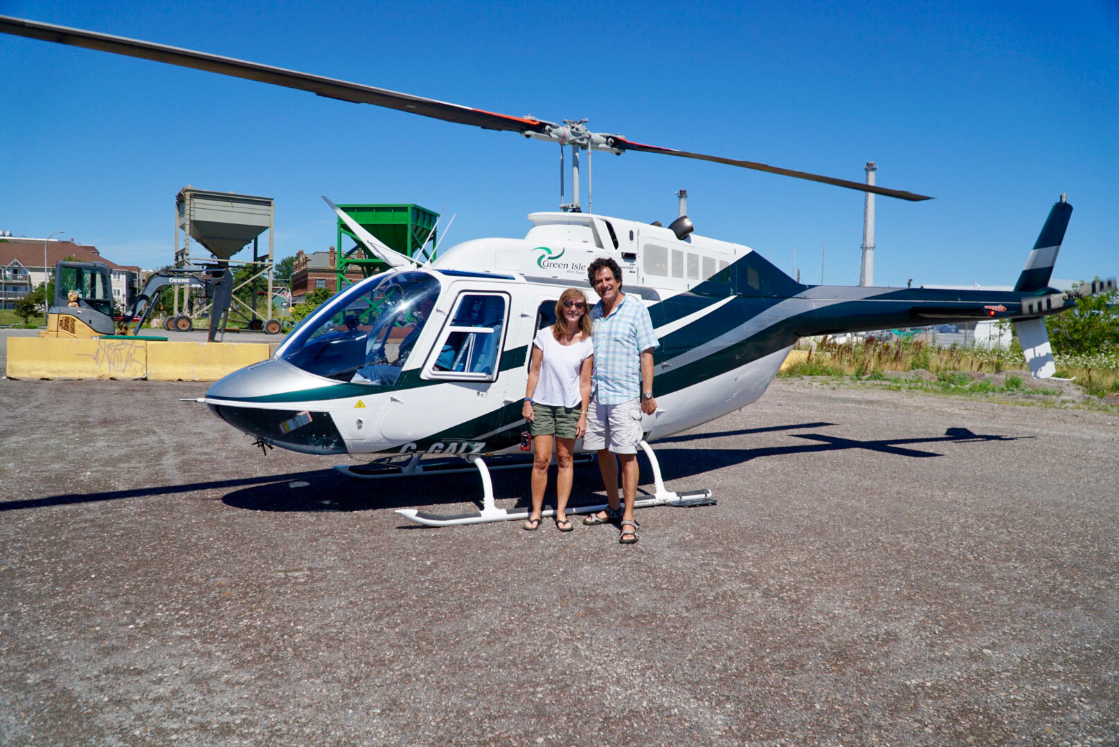 Successful landing after our tour