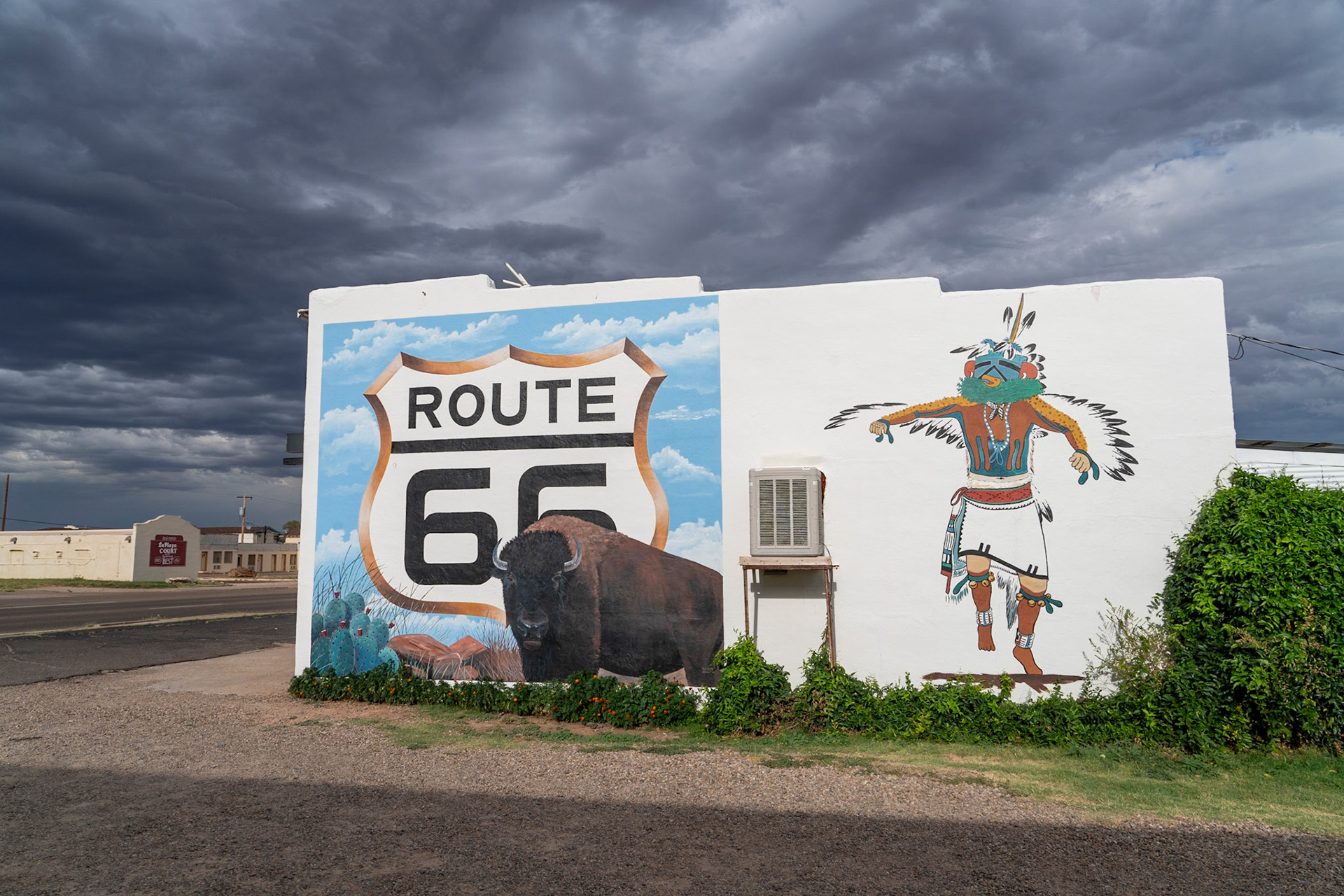 Almost every building has a mural