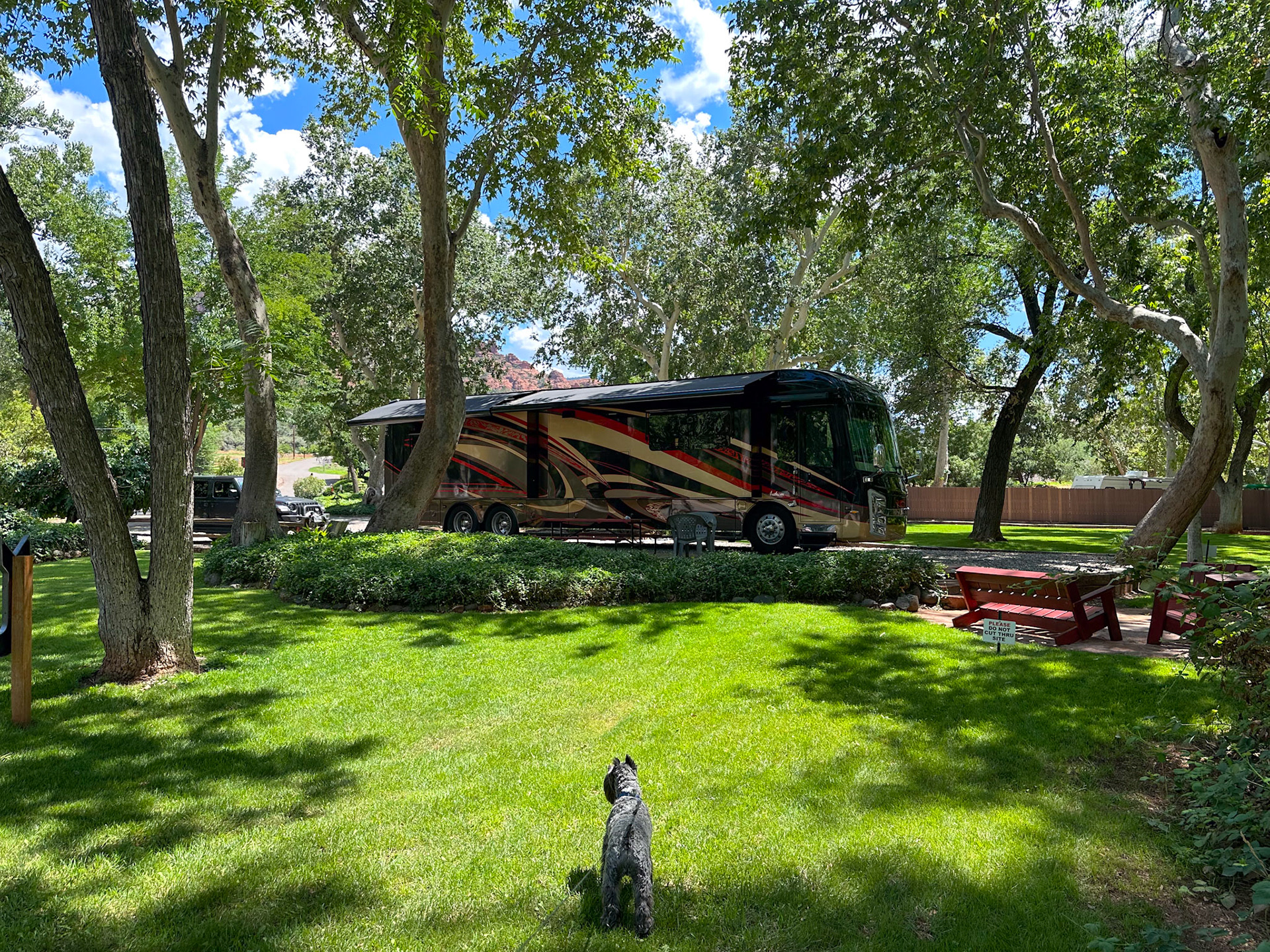 Our campsite at Rancho Sedona