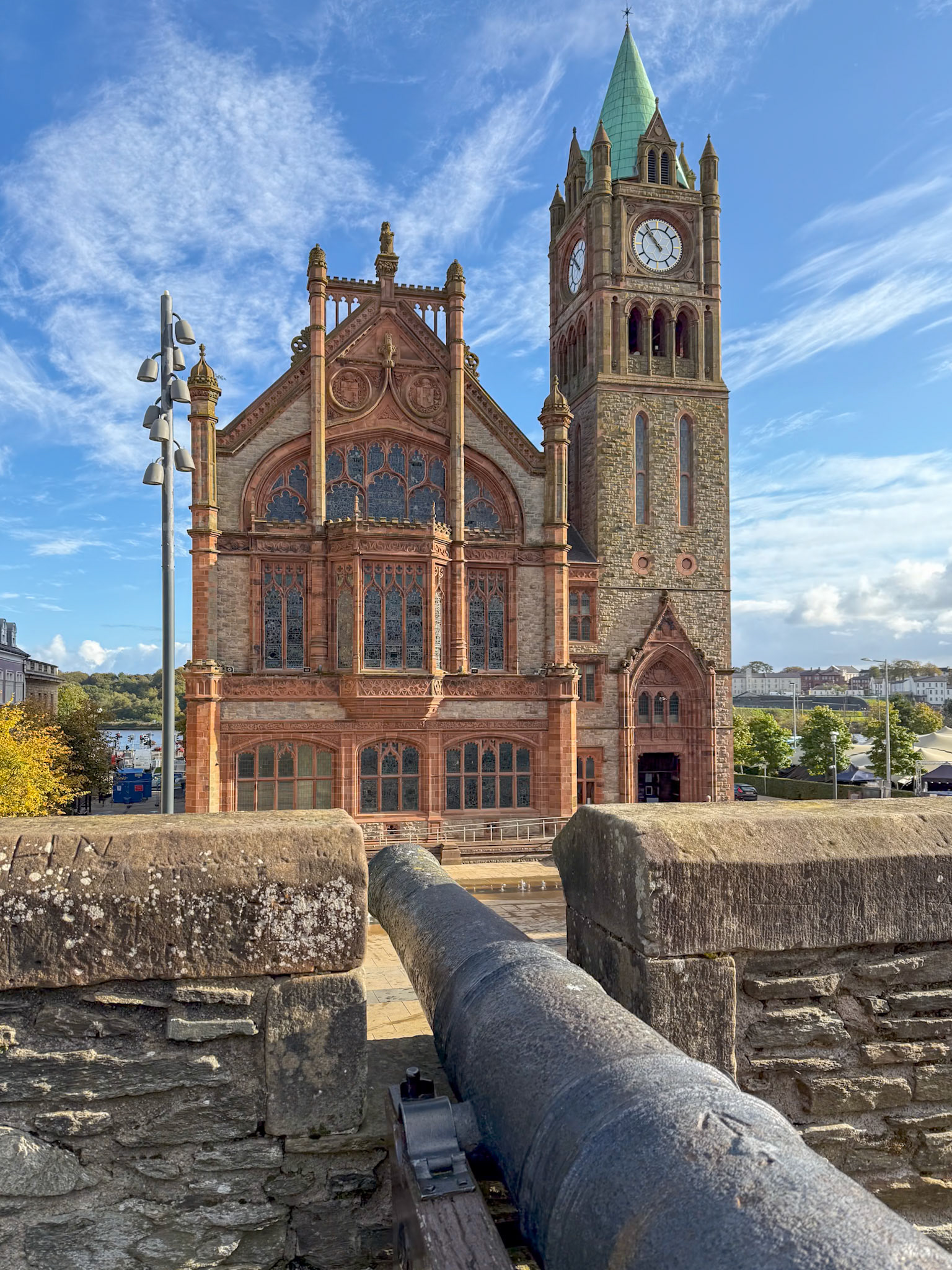 Historic cannons on the Wall