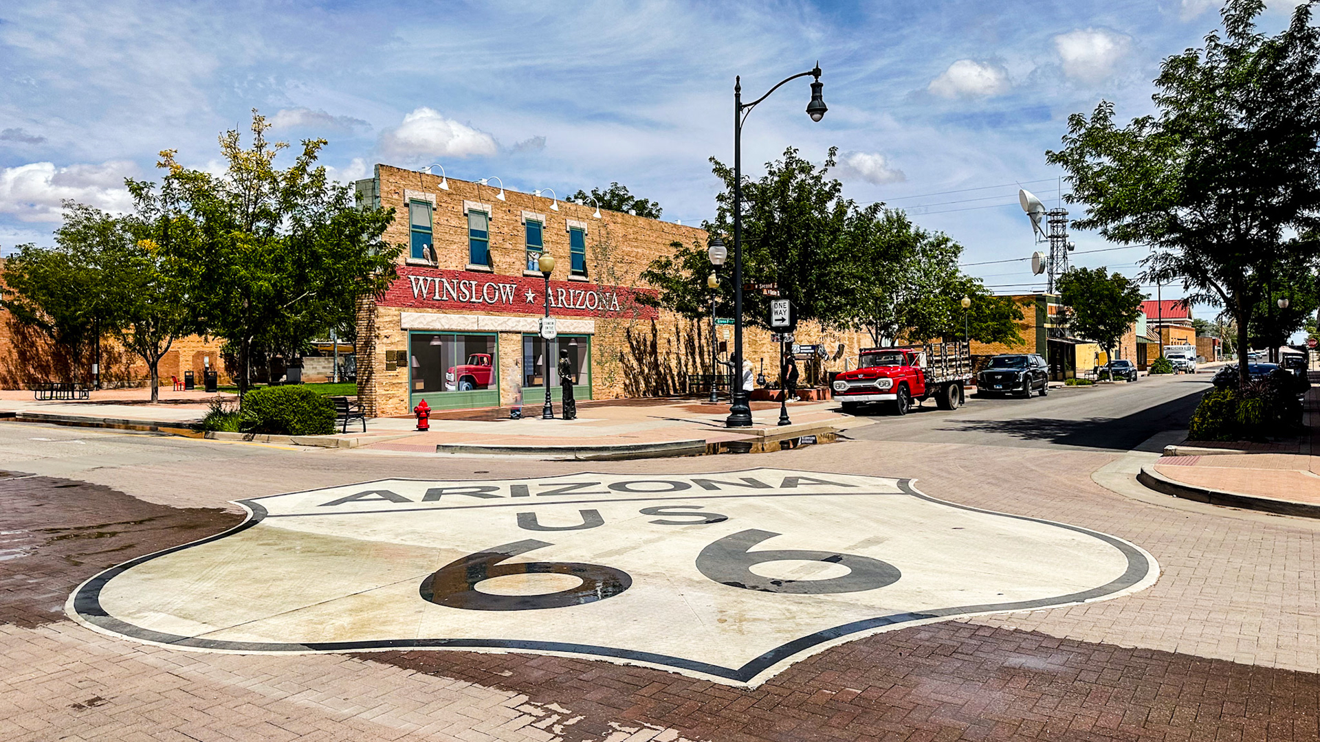 The famous corner in Winslow Arizona