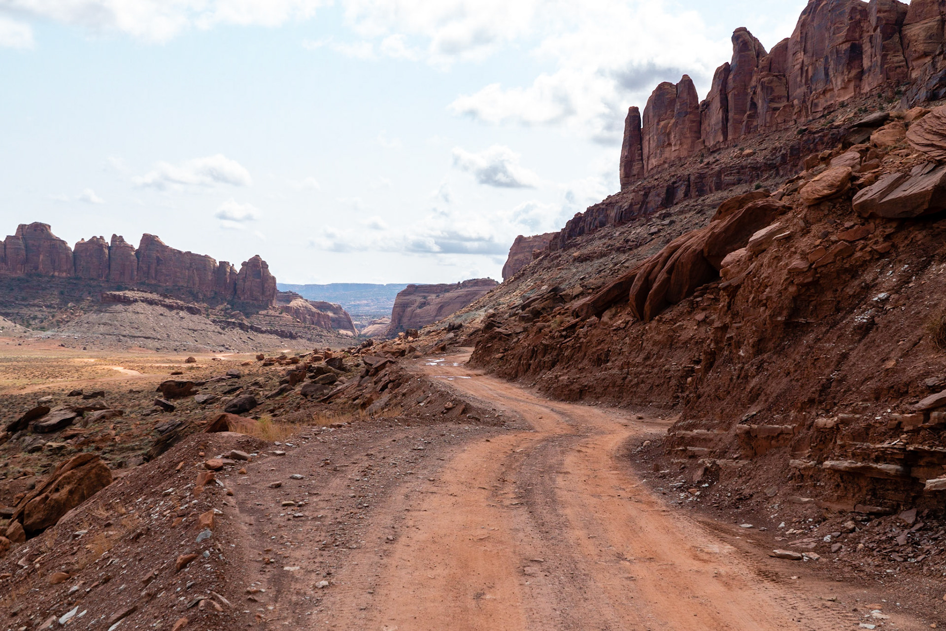Once to the top, the trail gets bumpy as it meanders thru the valley