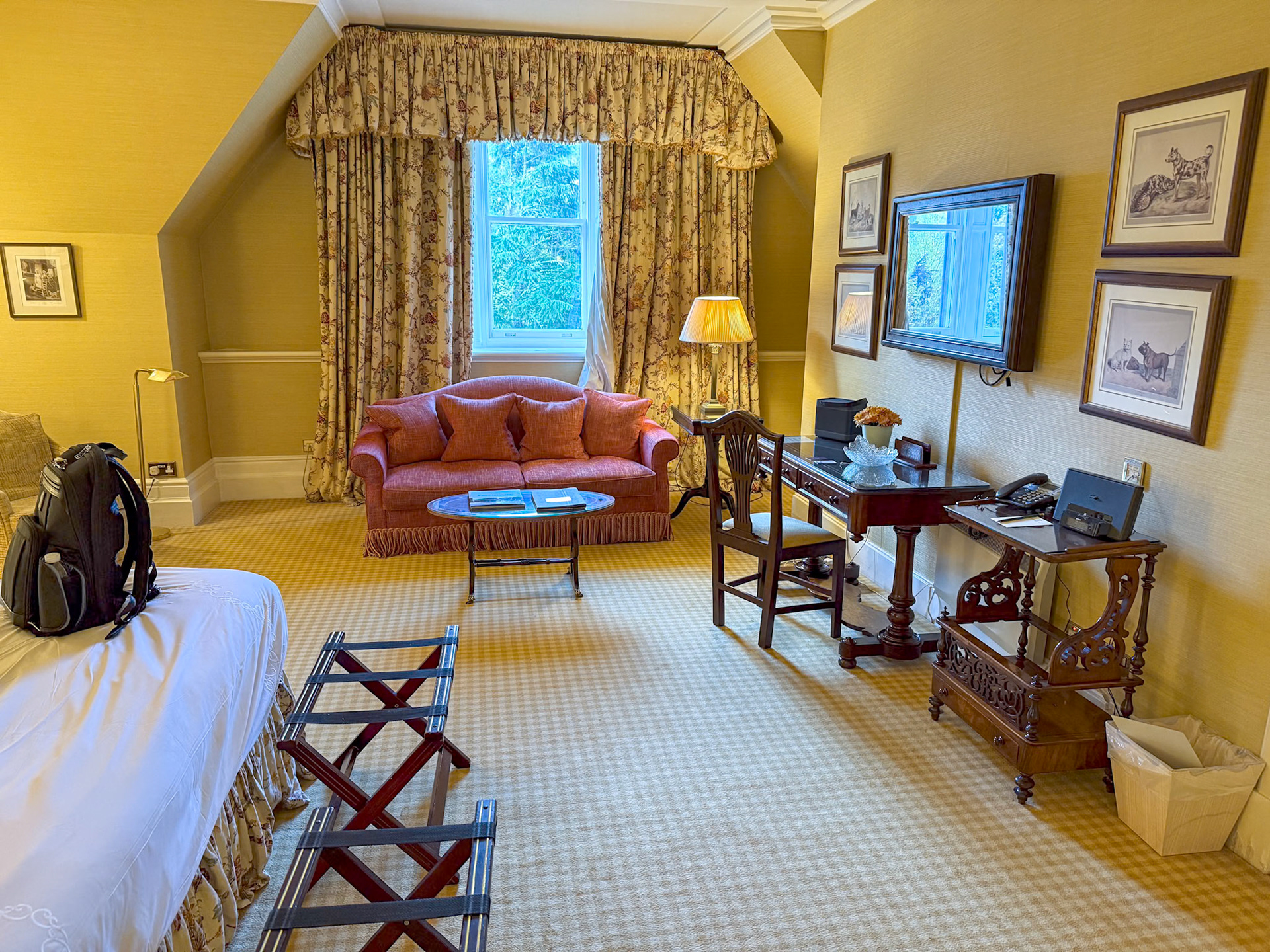 Our room at Inverlochy castle