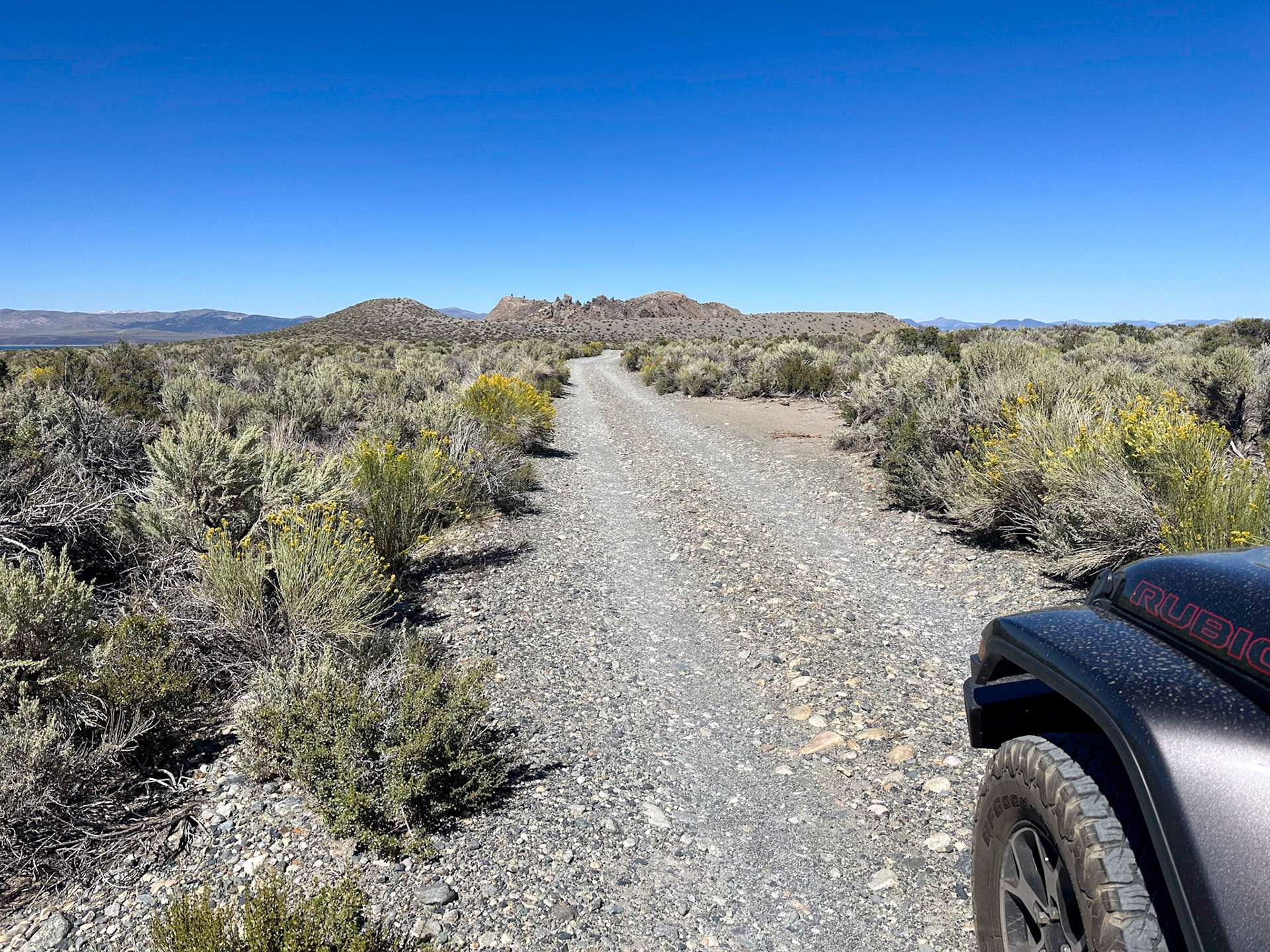 Bumpy road leads to Panum Crater