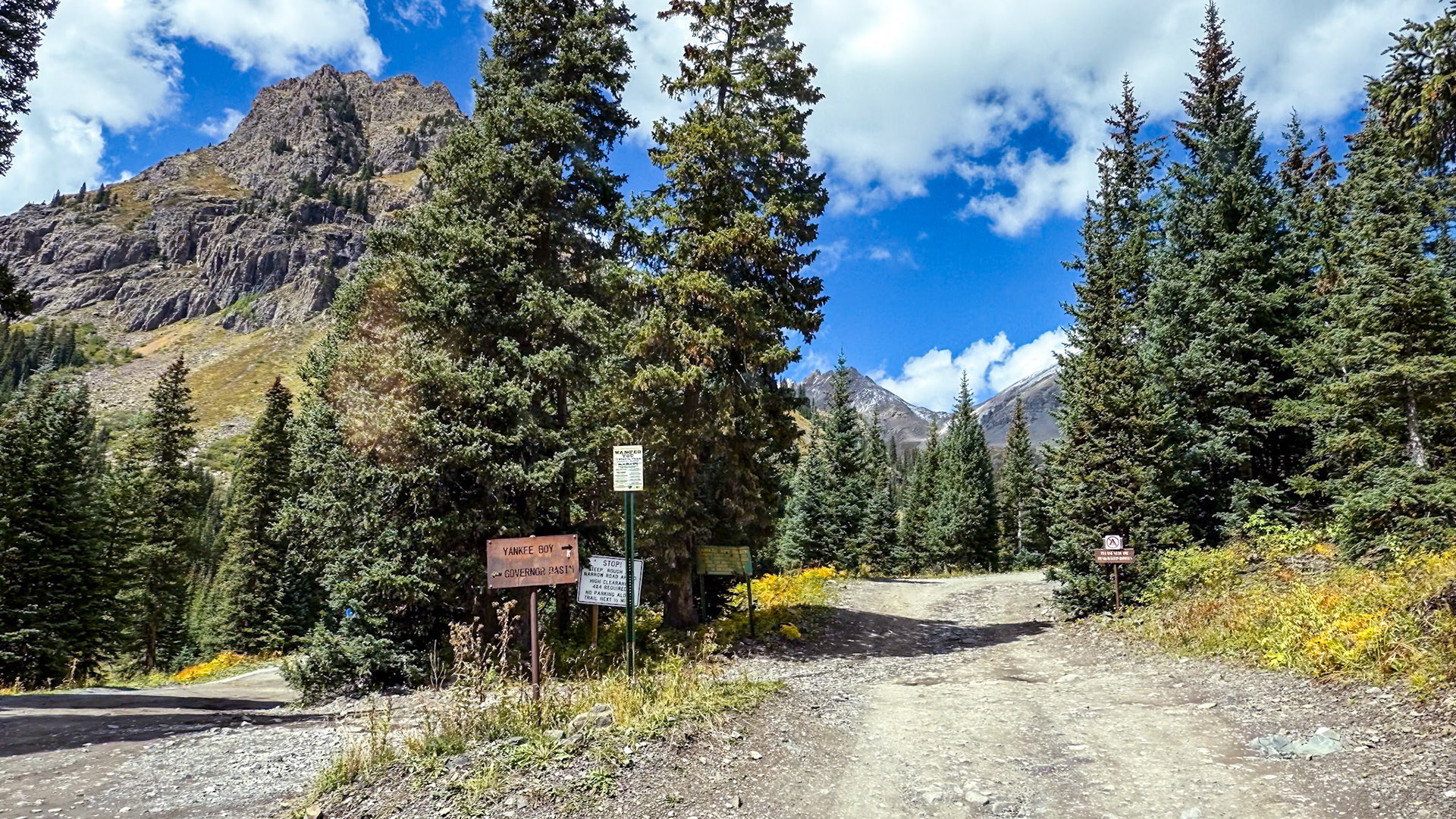 Yankee Boy Trail in Ouray