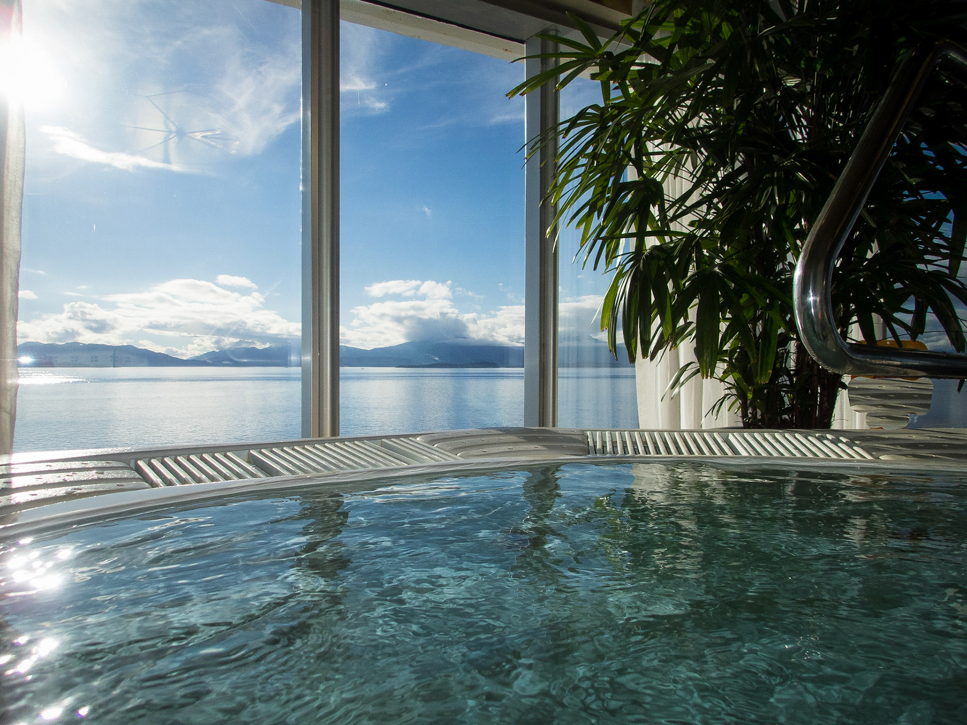 Mineral tub in the Thermal Spa