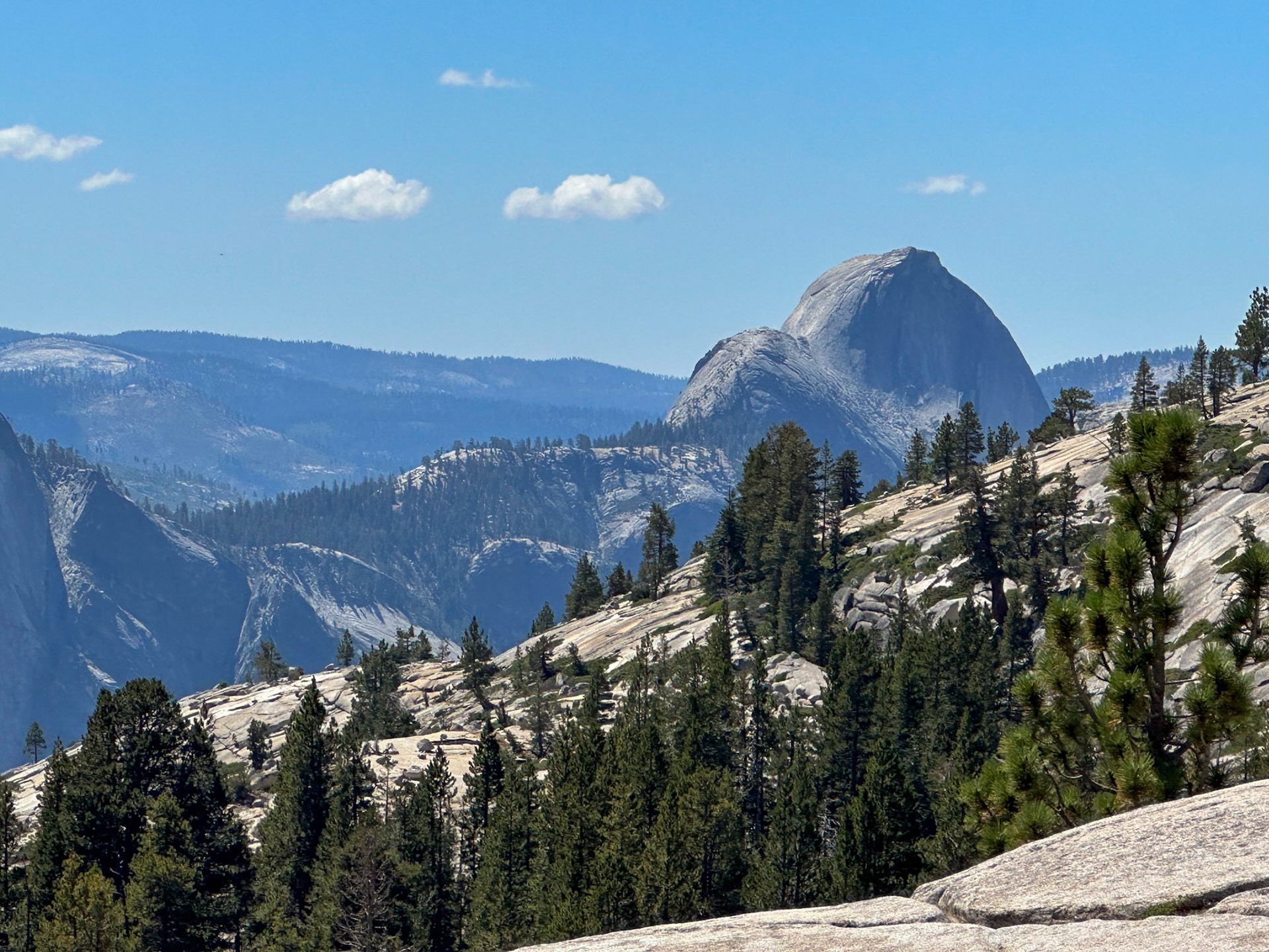 Half Dome from Olmstead Point in Yosemite NP