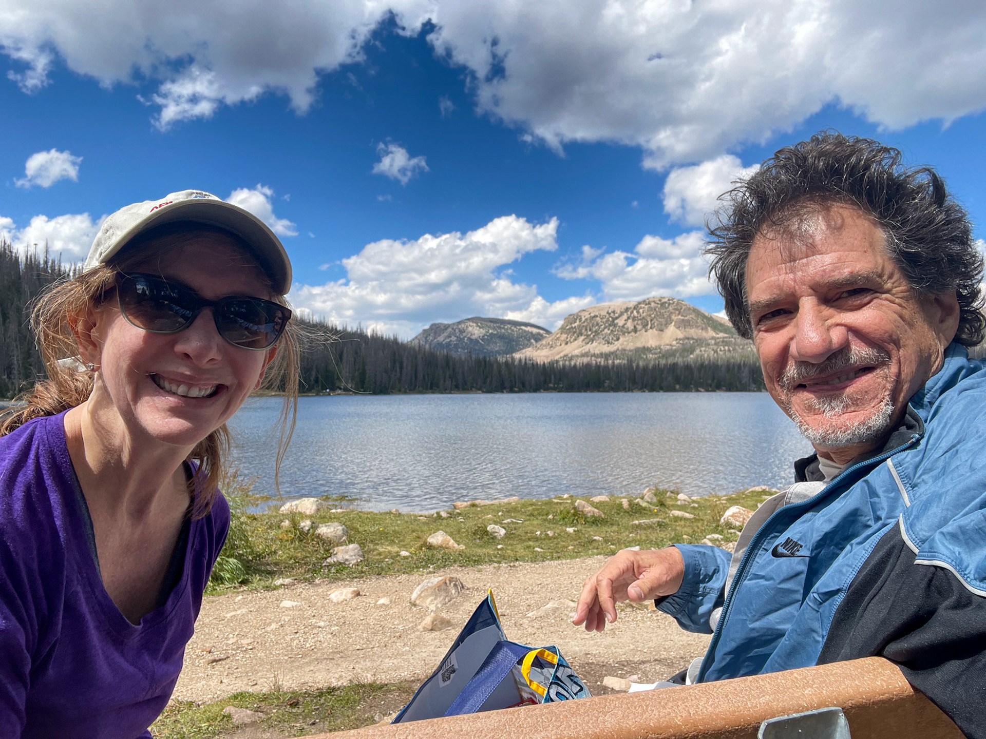 Picnic lunch at Mirror Lake