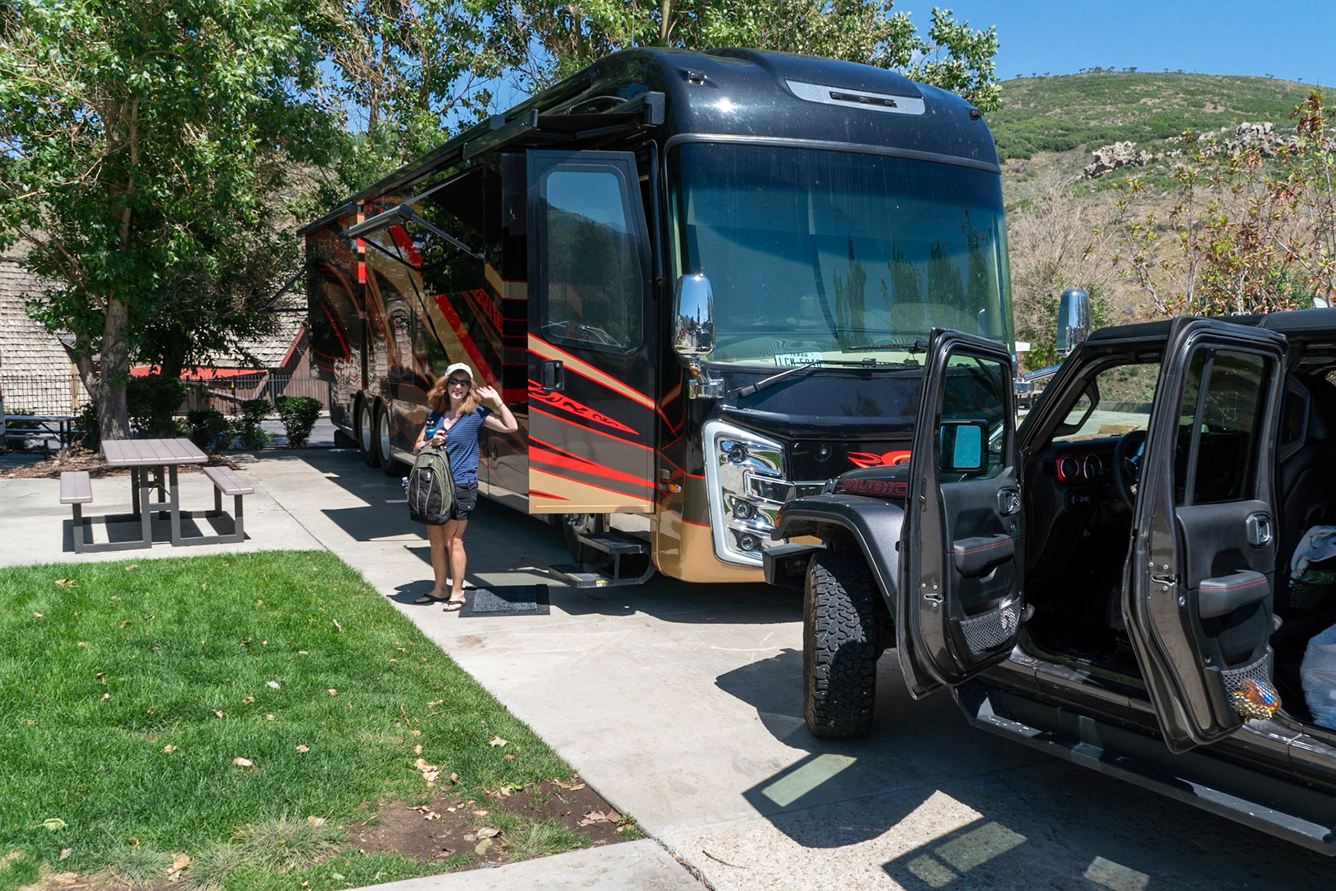 Our site at Park City RV Resort