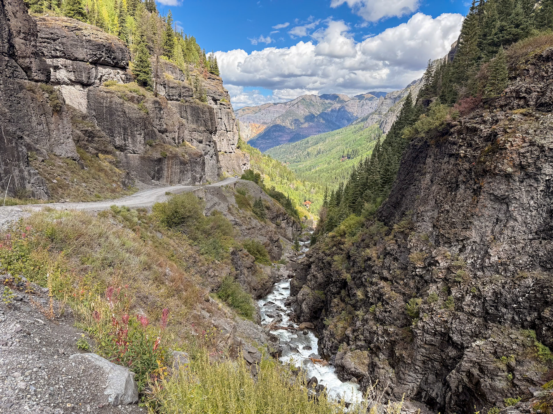 Yankee Boy Trail in Ouray