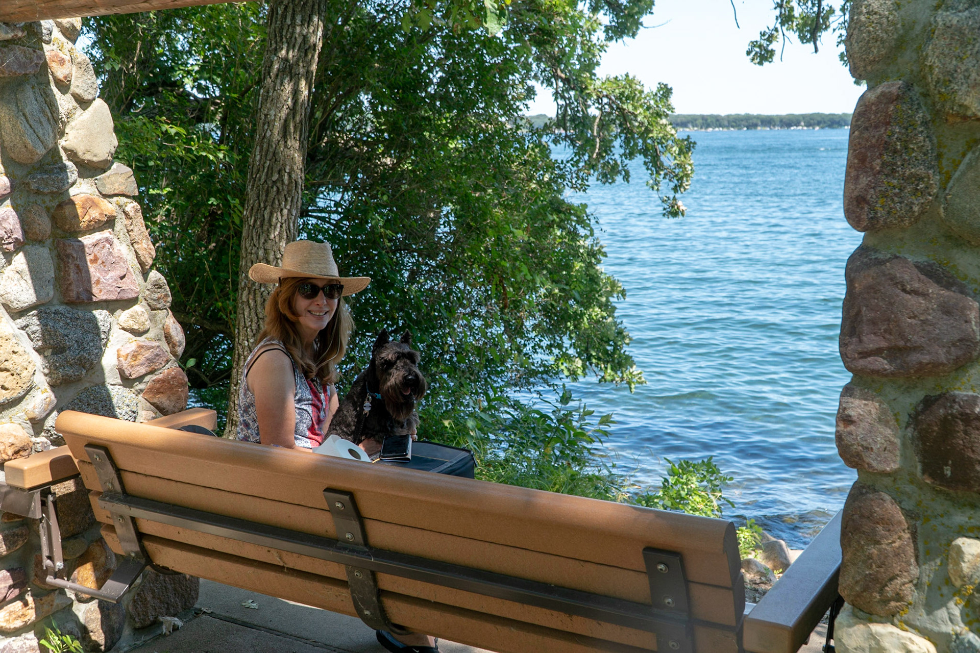 Picnic lunch on Okoboji Lake
