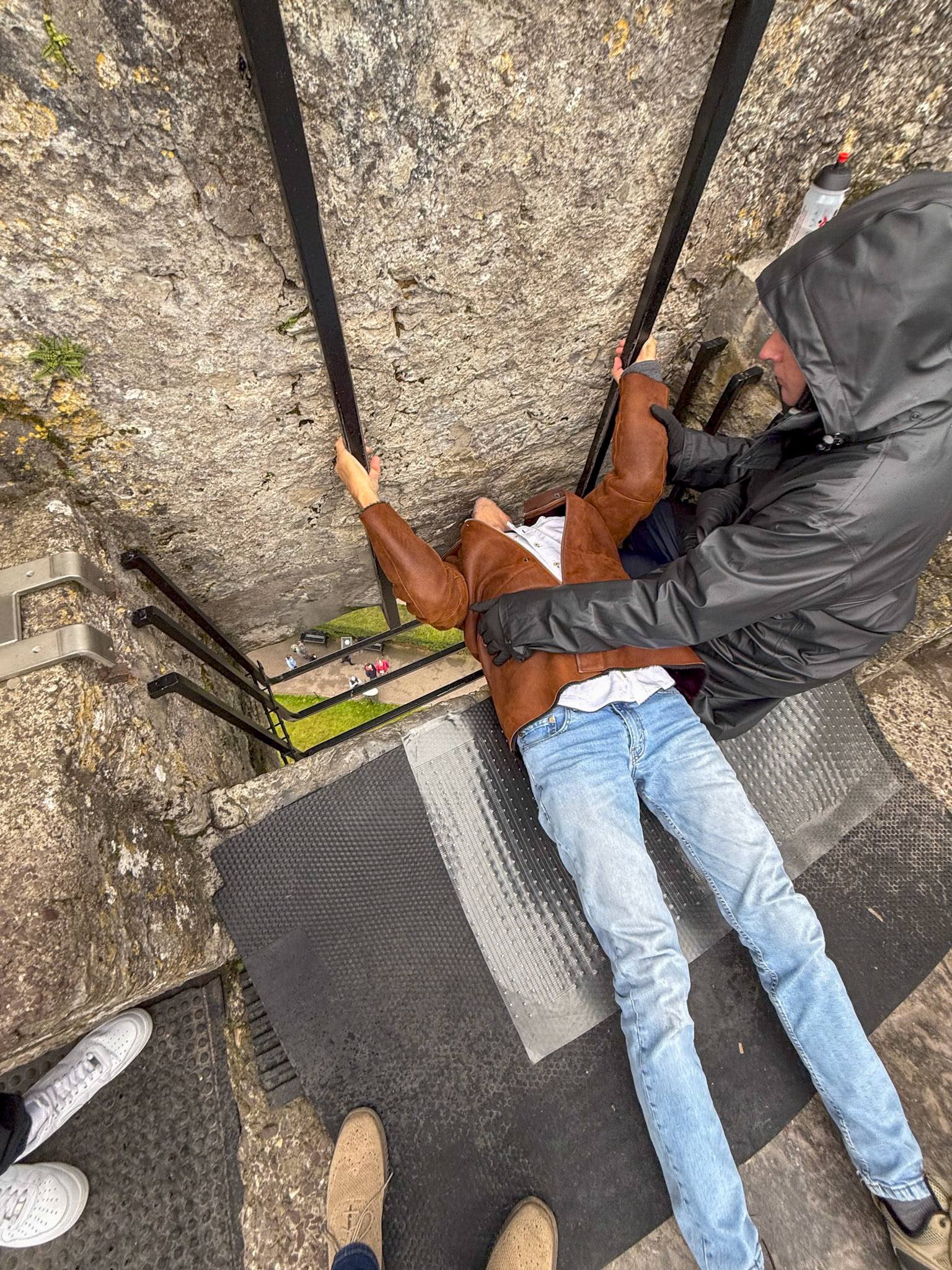 Kissing the Blarney Stone