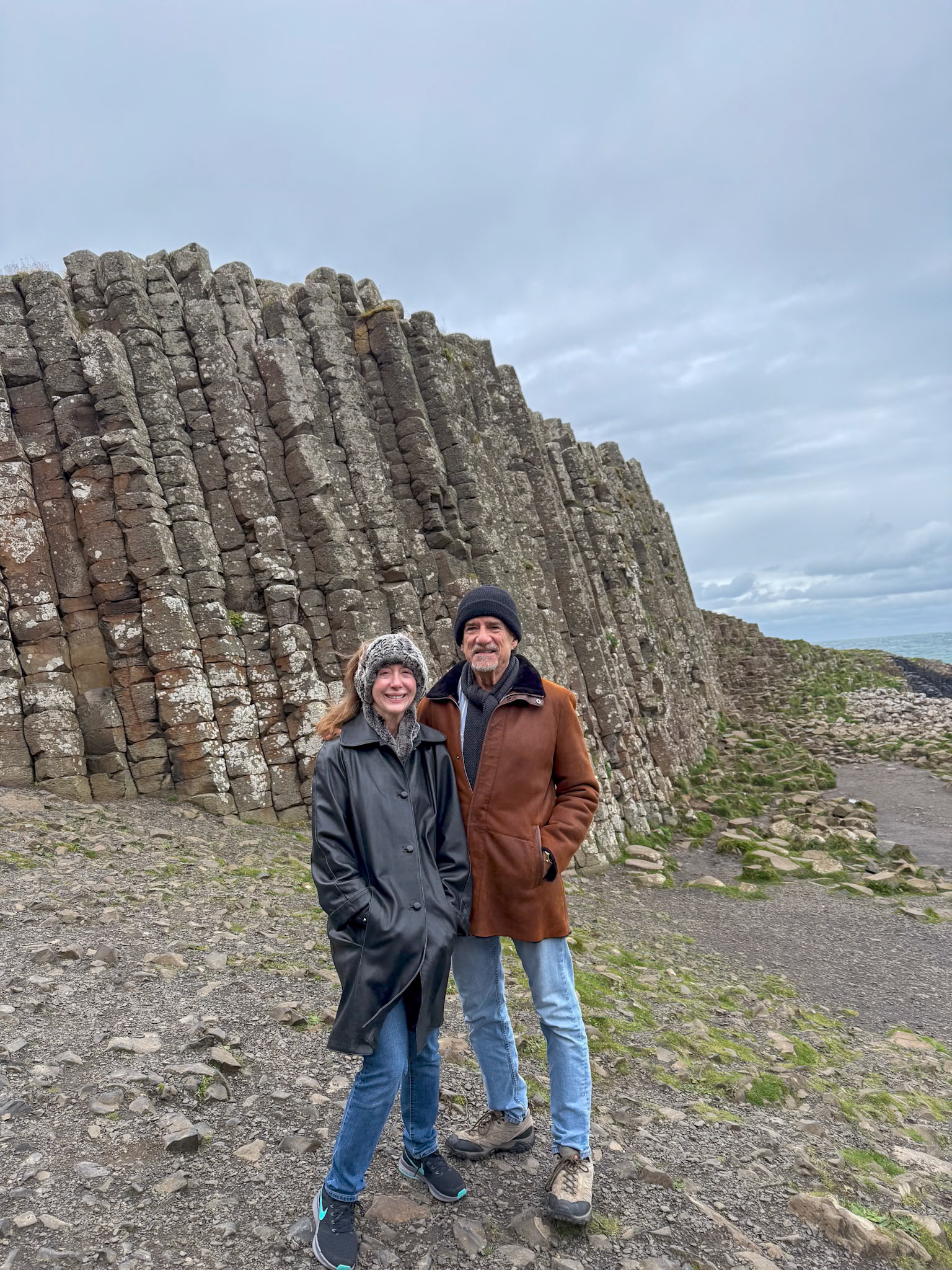 Giants Causeway basalt columns