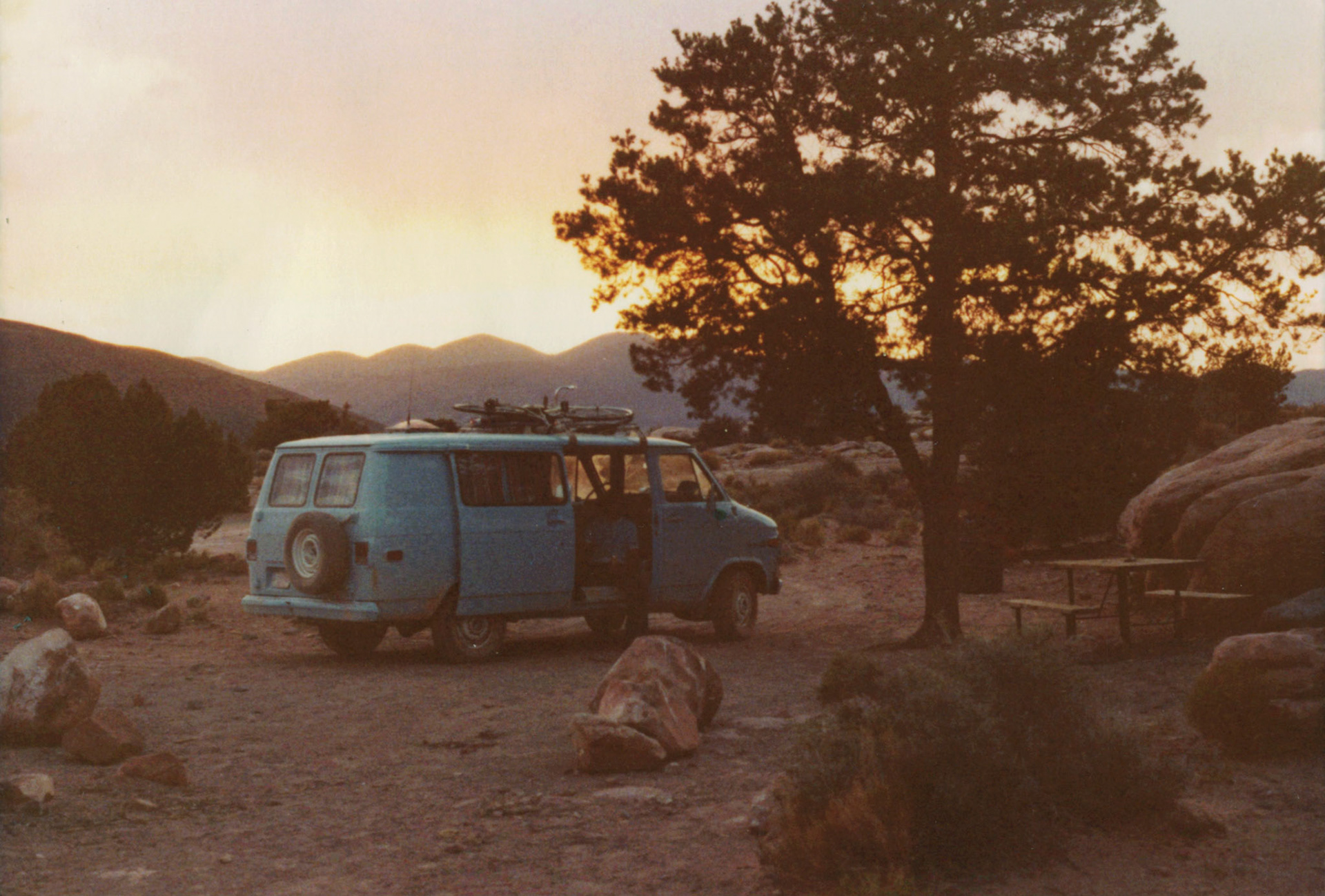 Chevy Van, at Tuweep Point on the Grand Canyon North Rim