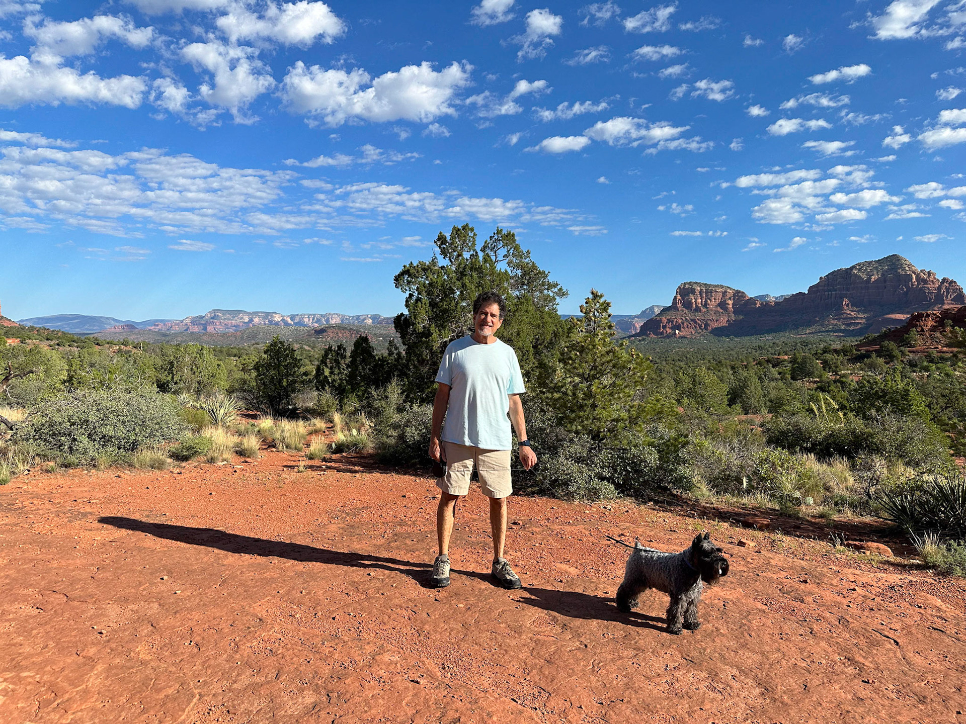 Hiking at Courthouse Rock