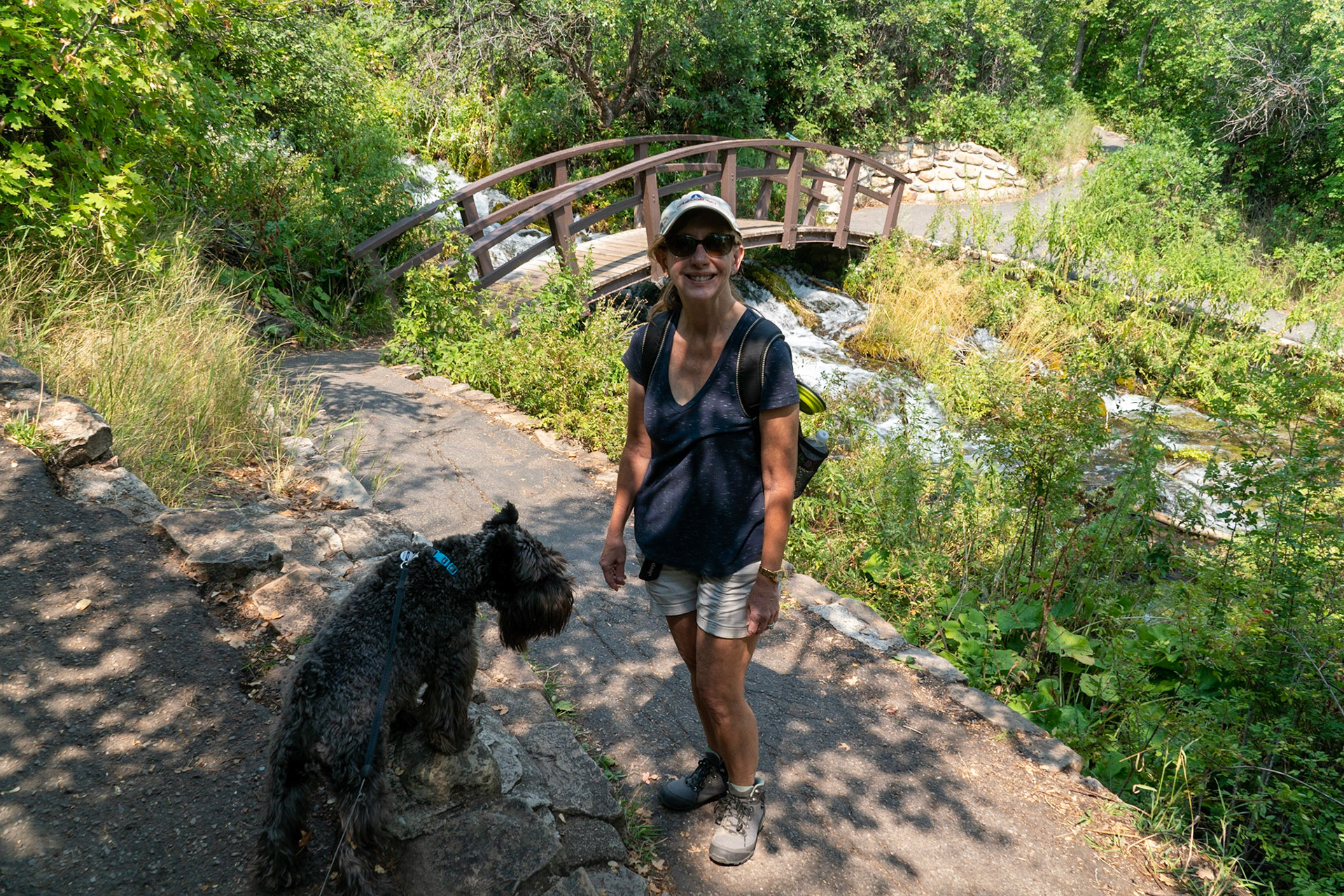 Beautiful walkways lead throughout the springs