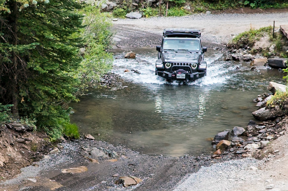 Thru the creek
