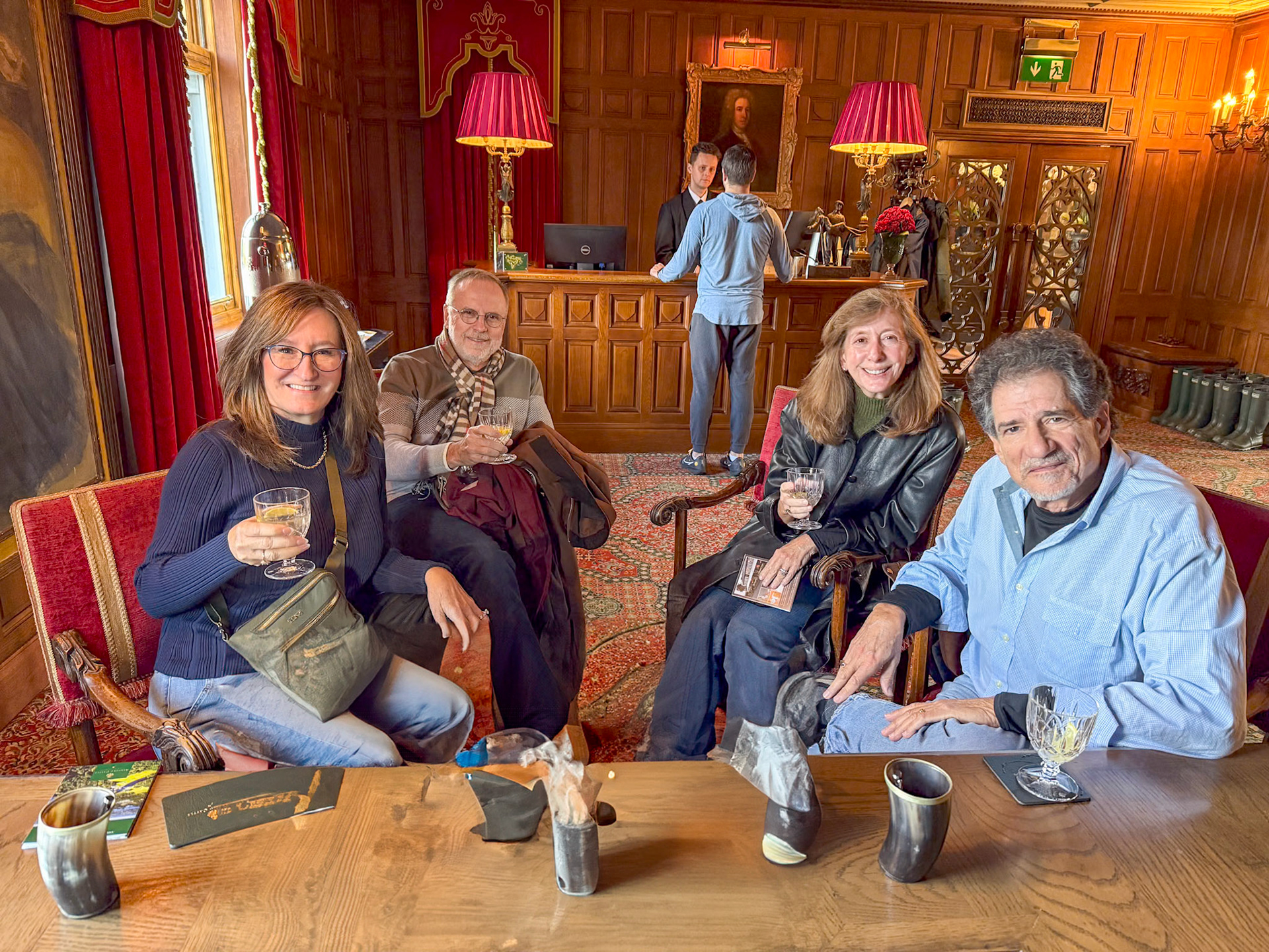 Ashford Castle welcome drink