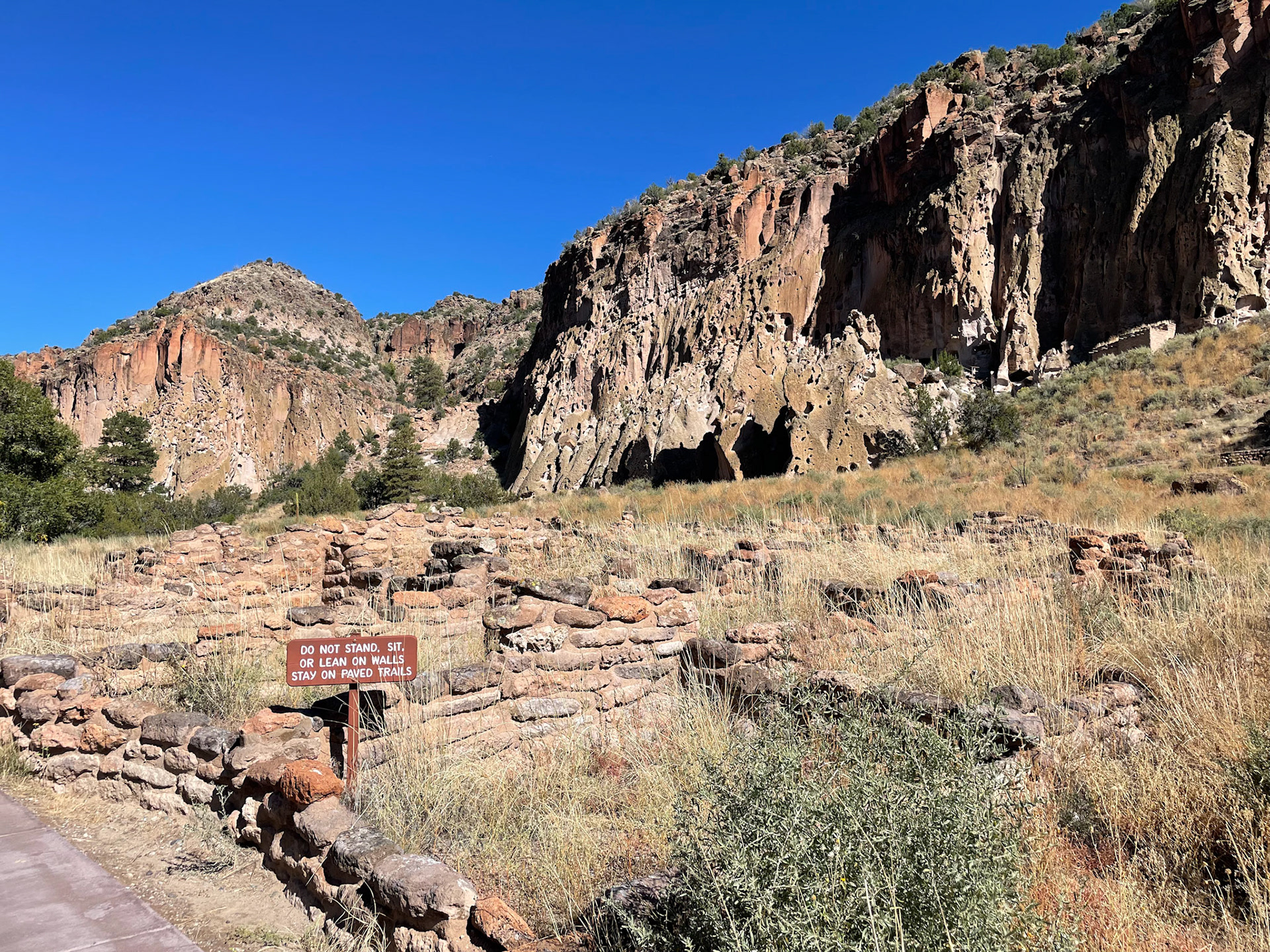 Remnants of Anasazi homes