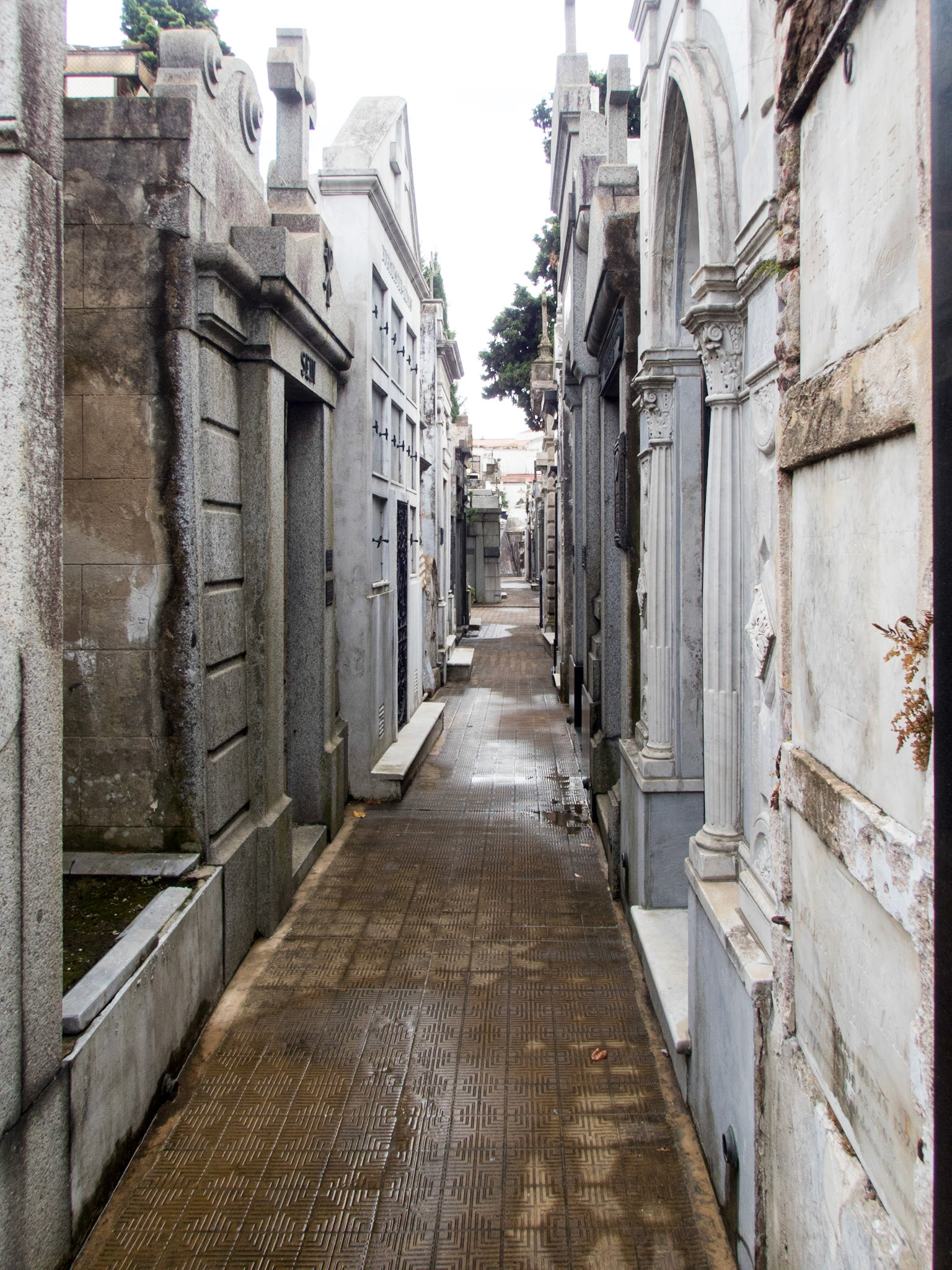 La Recoleta cemetery with Eva Peron's resting place