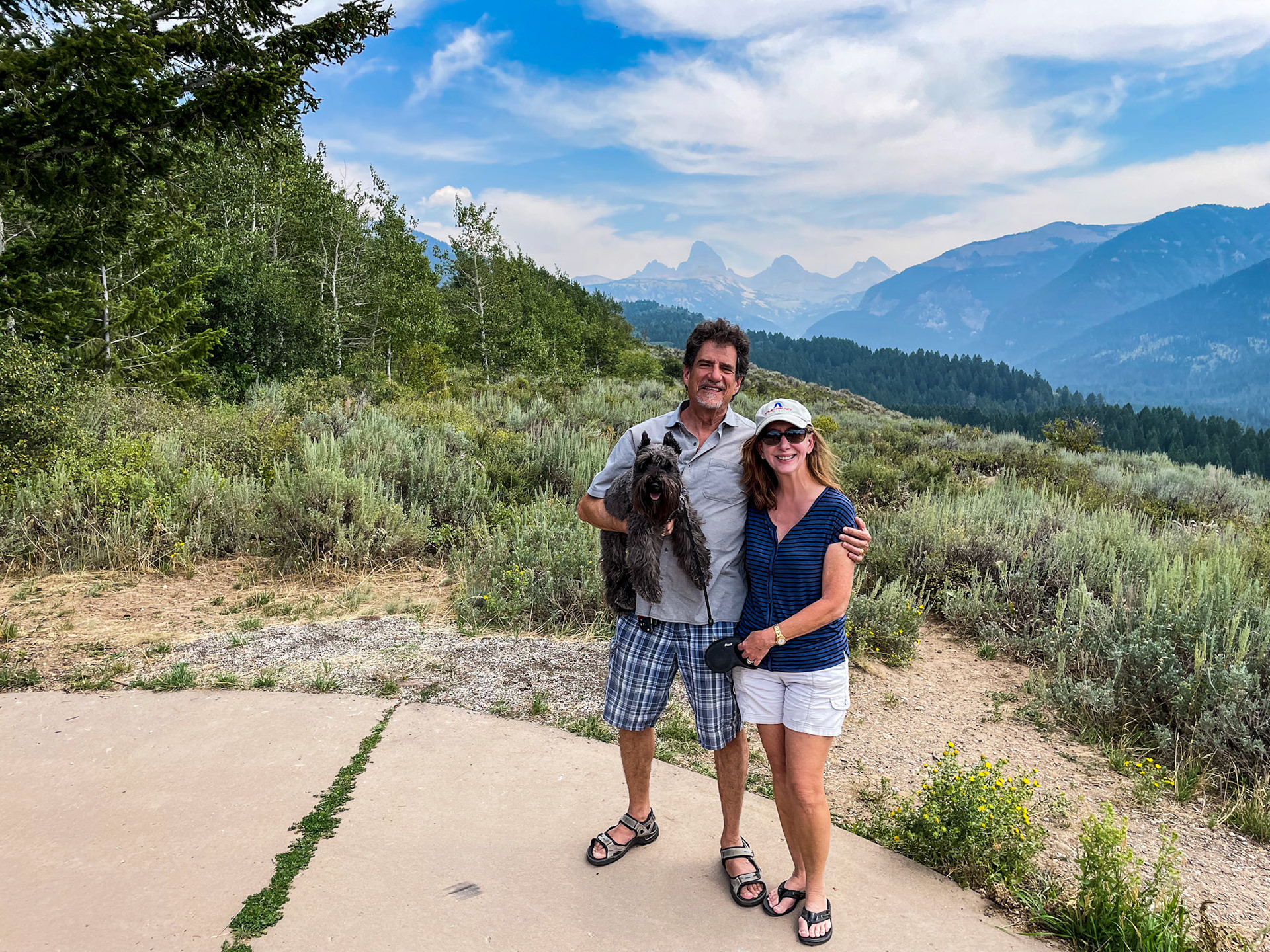 We stopped at the Teton Valley overlook on the way to Grand Targhee resort