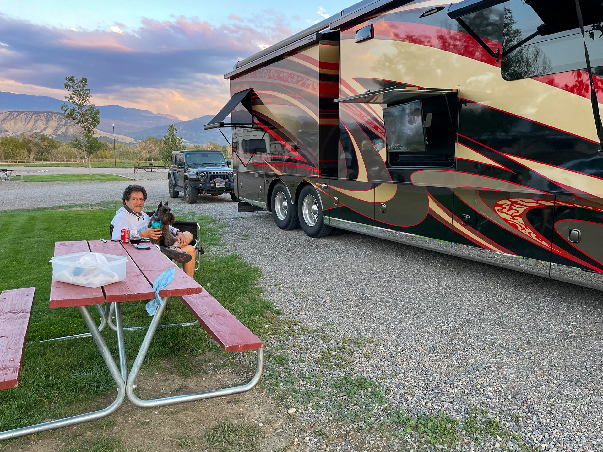 Our site at Centennial RV