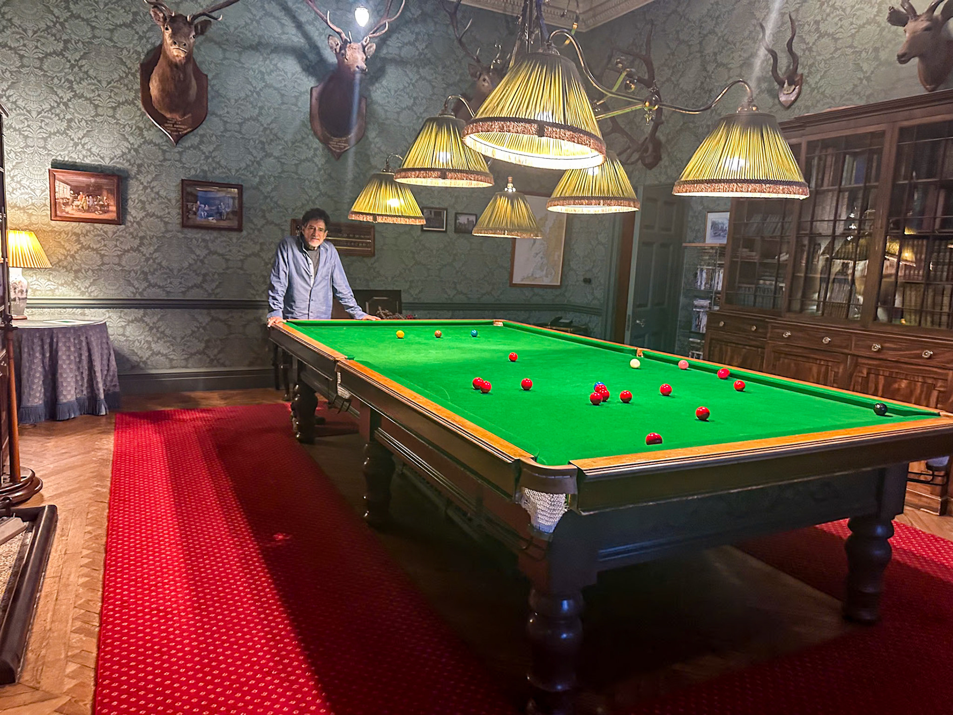 Billiards Room at the castle
