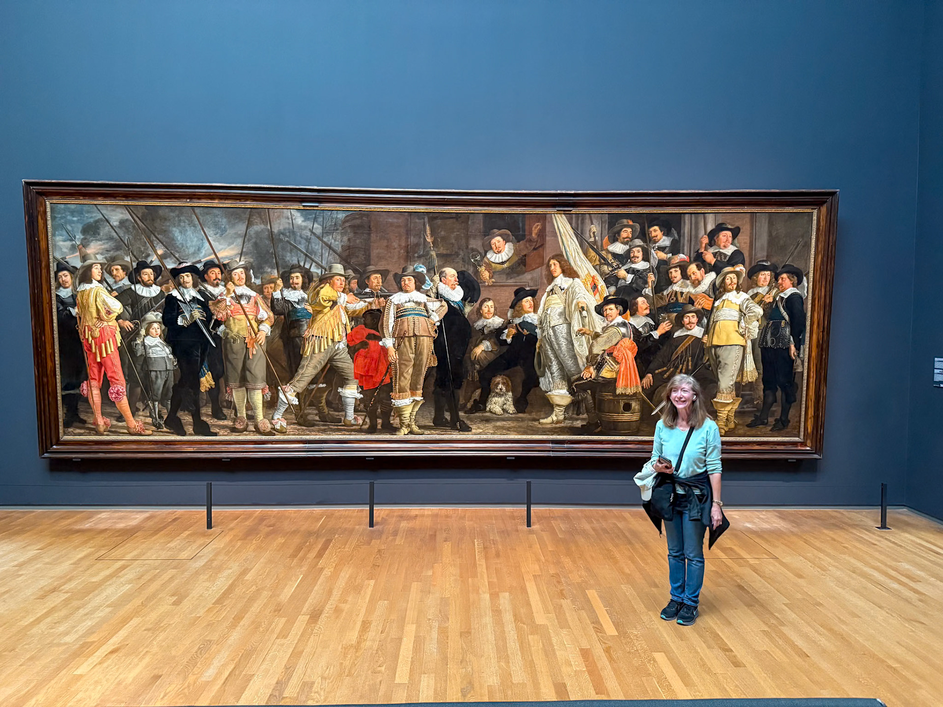 Before the hordes of people descended at the Rijksmuseum