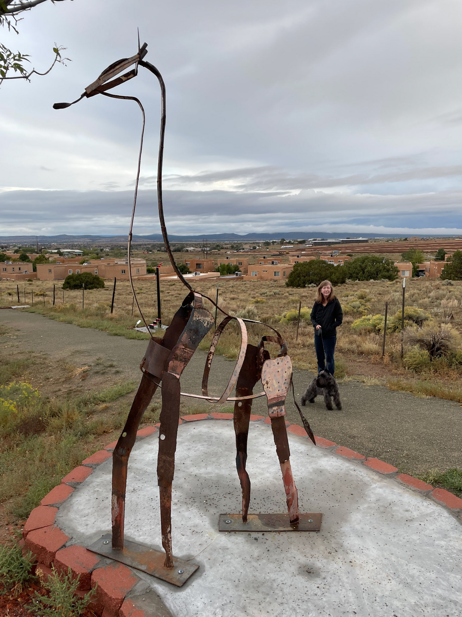 Art sculptures are all around the campground