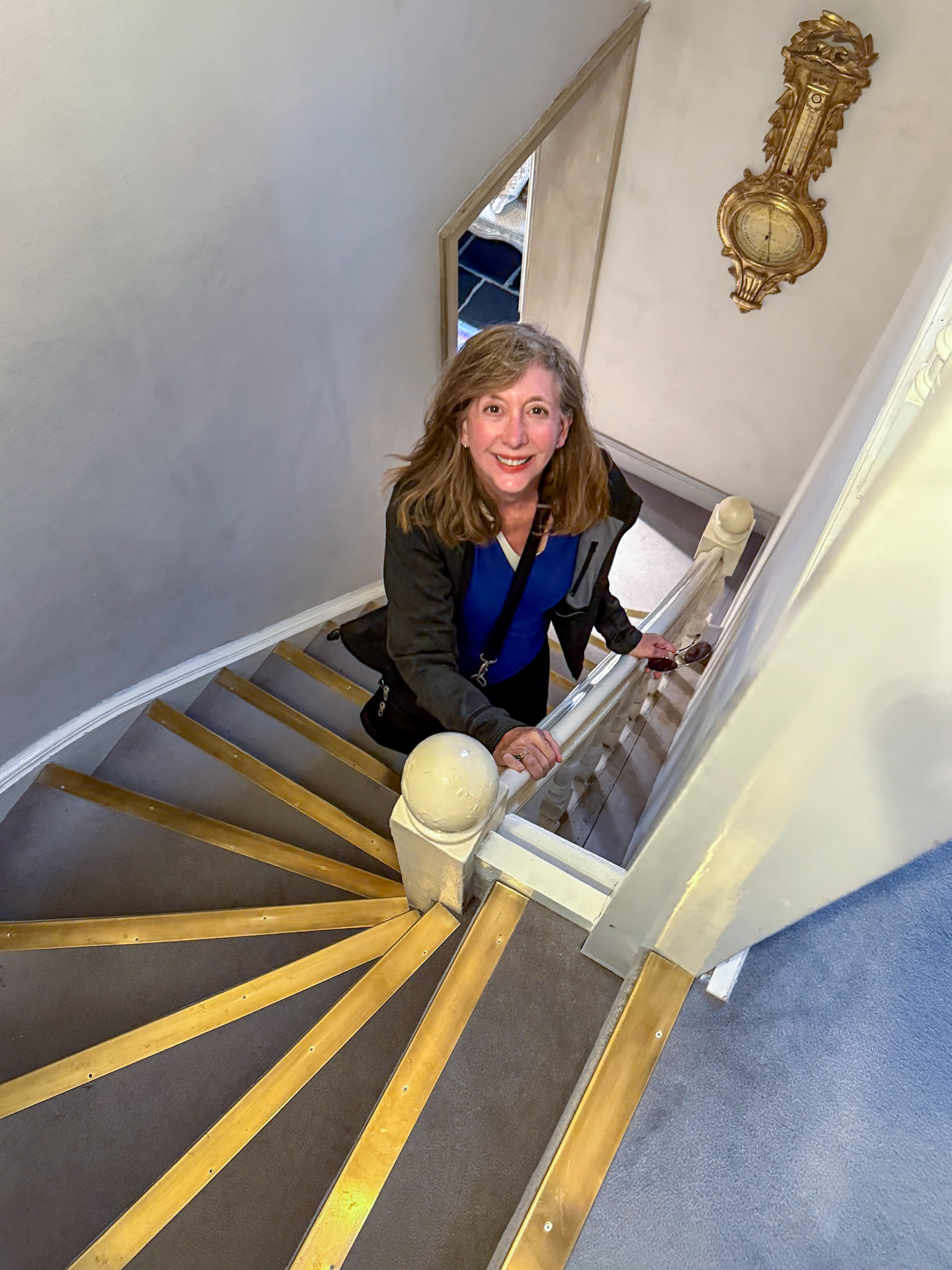 Stairs to our room in Relais Bourgondisch Cruyce hotel