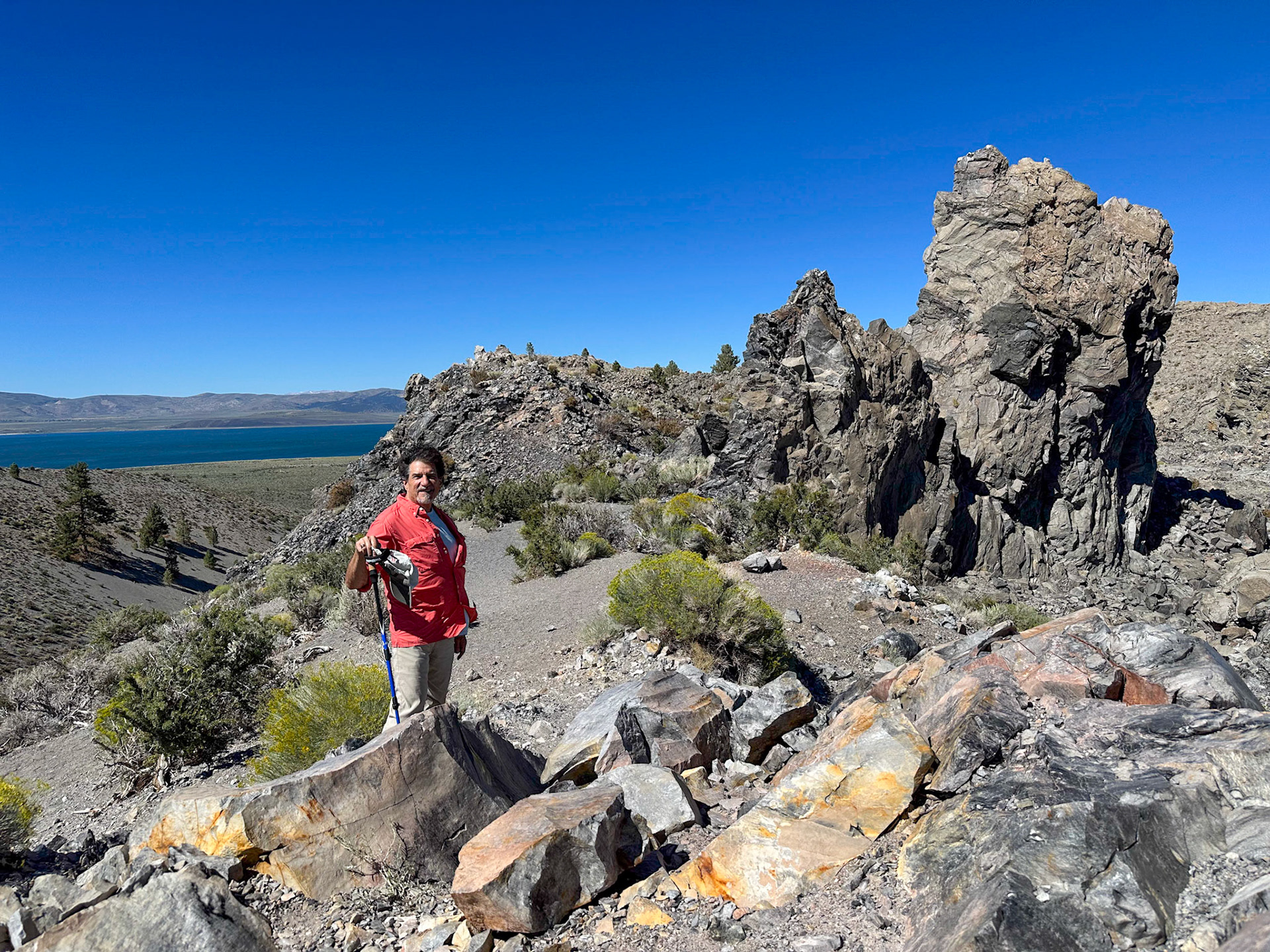 The top of Panum Crater