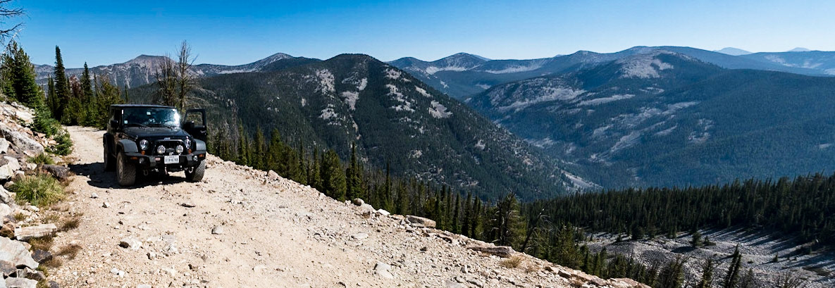 Sheer drop off, on the way to the fire lookout