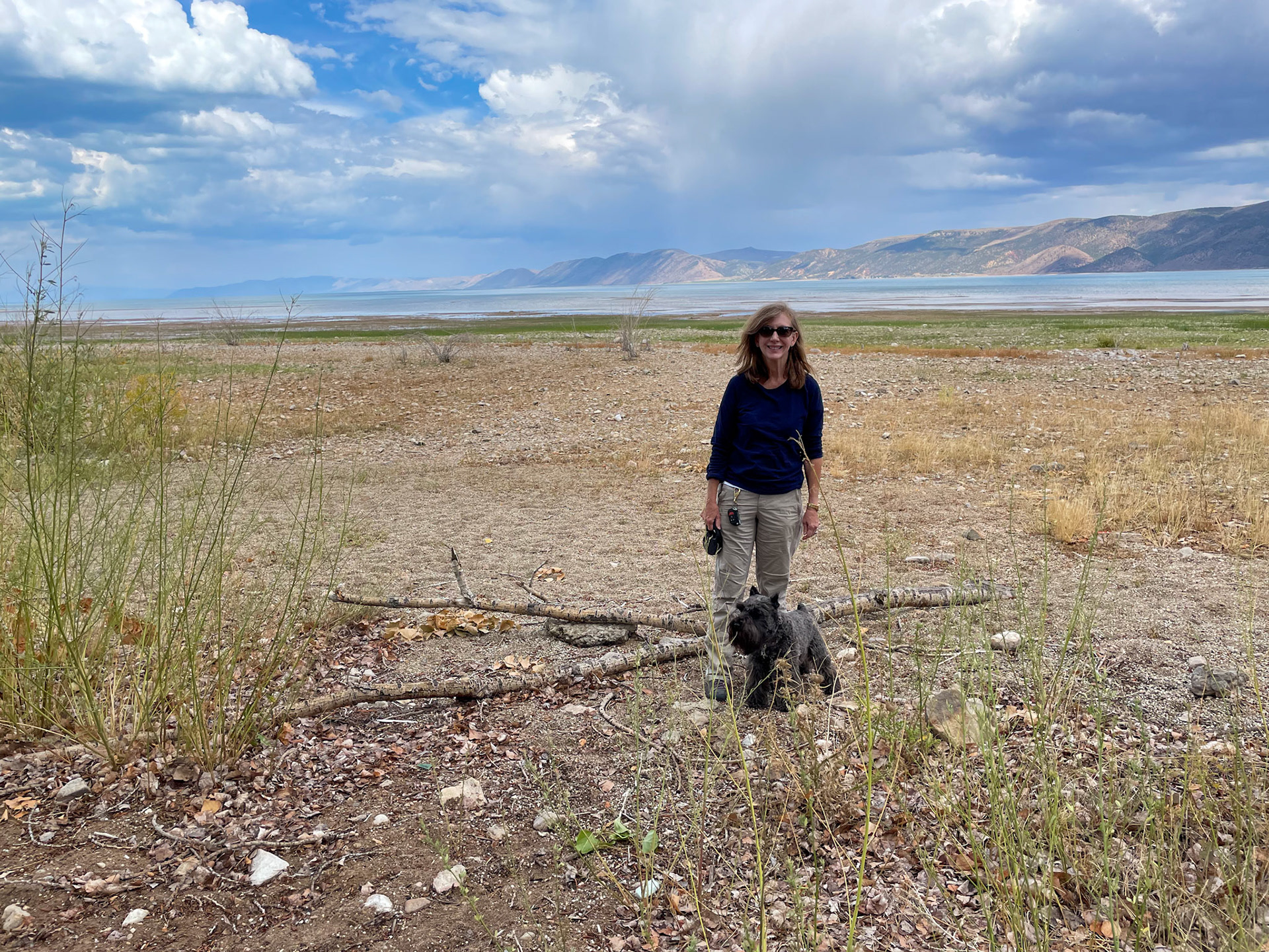 Bear Lake, with clearing skies after the hailstorm