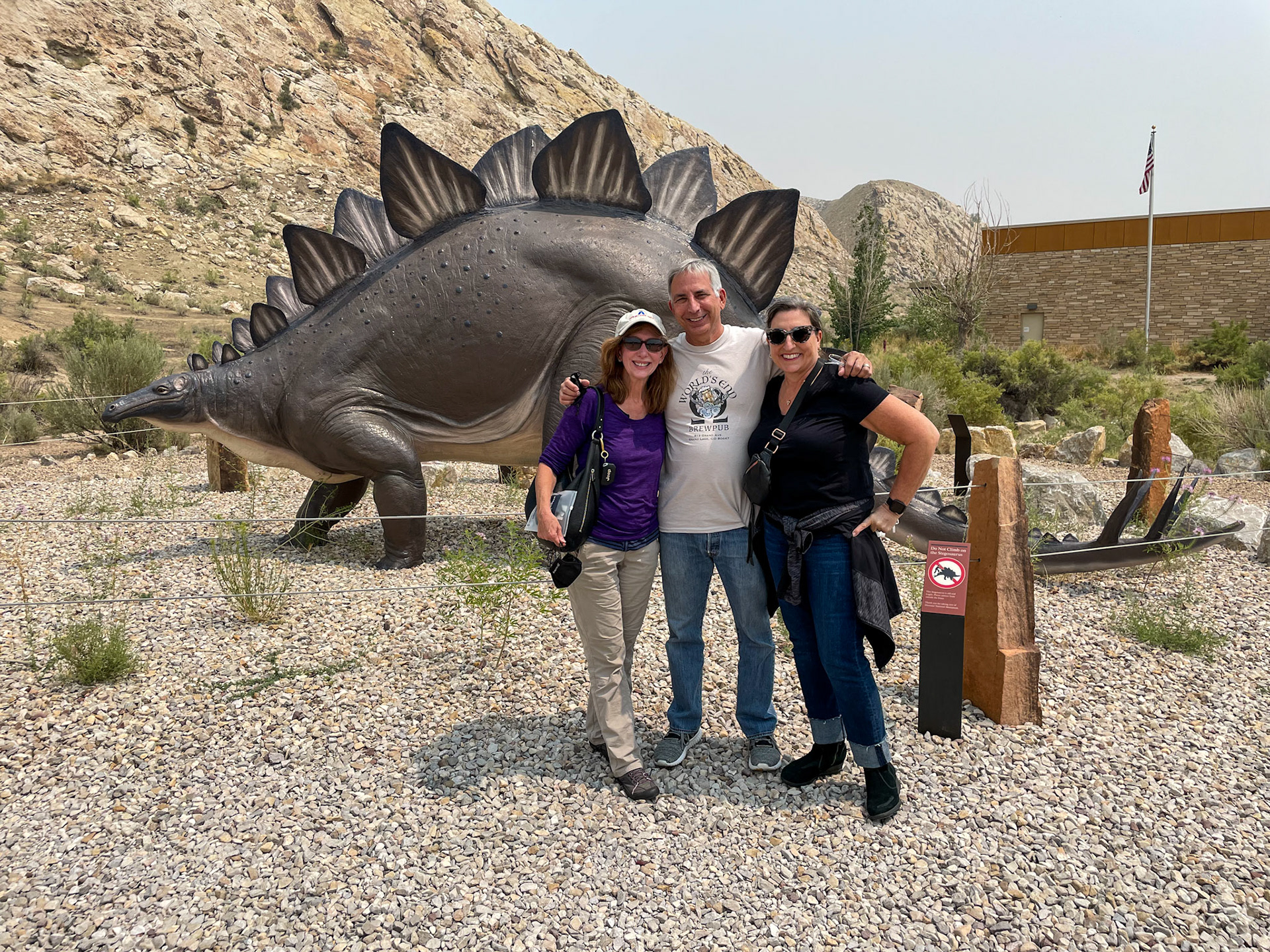 Stegosaurus and friends at the Dinosaur NM quarry
