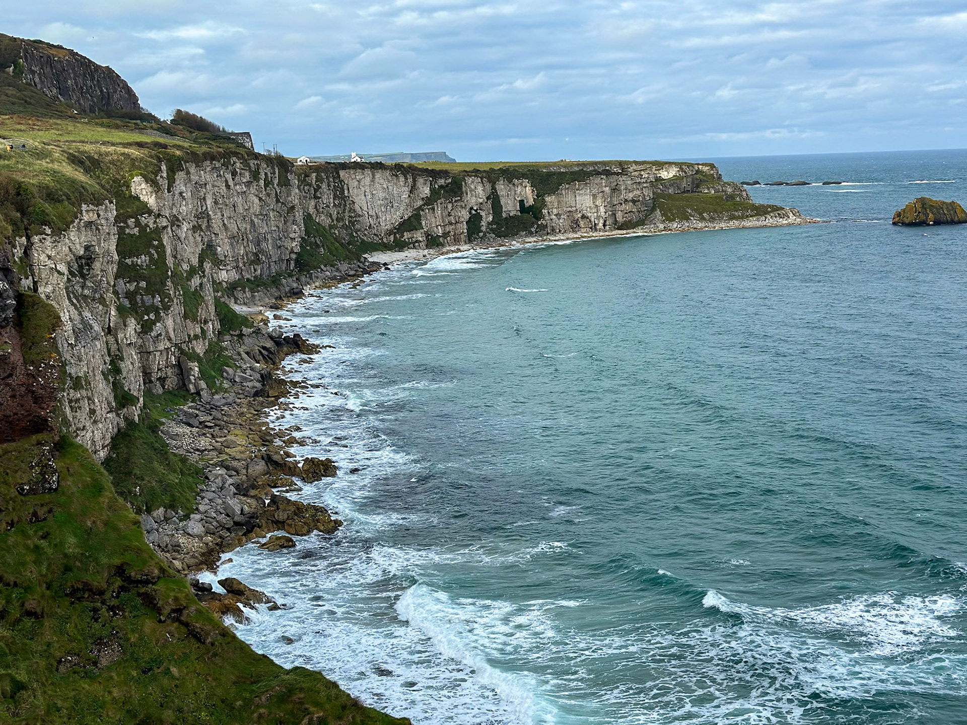 On the way to Carrick-a-Rede rope bridge