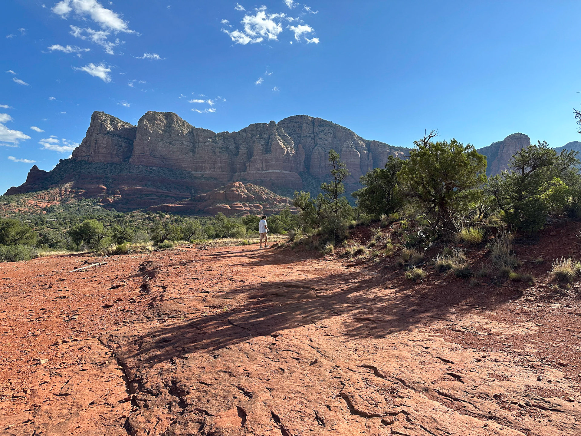 Hiking at Courthouse Rock