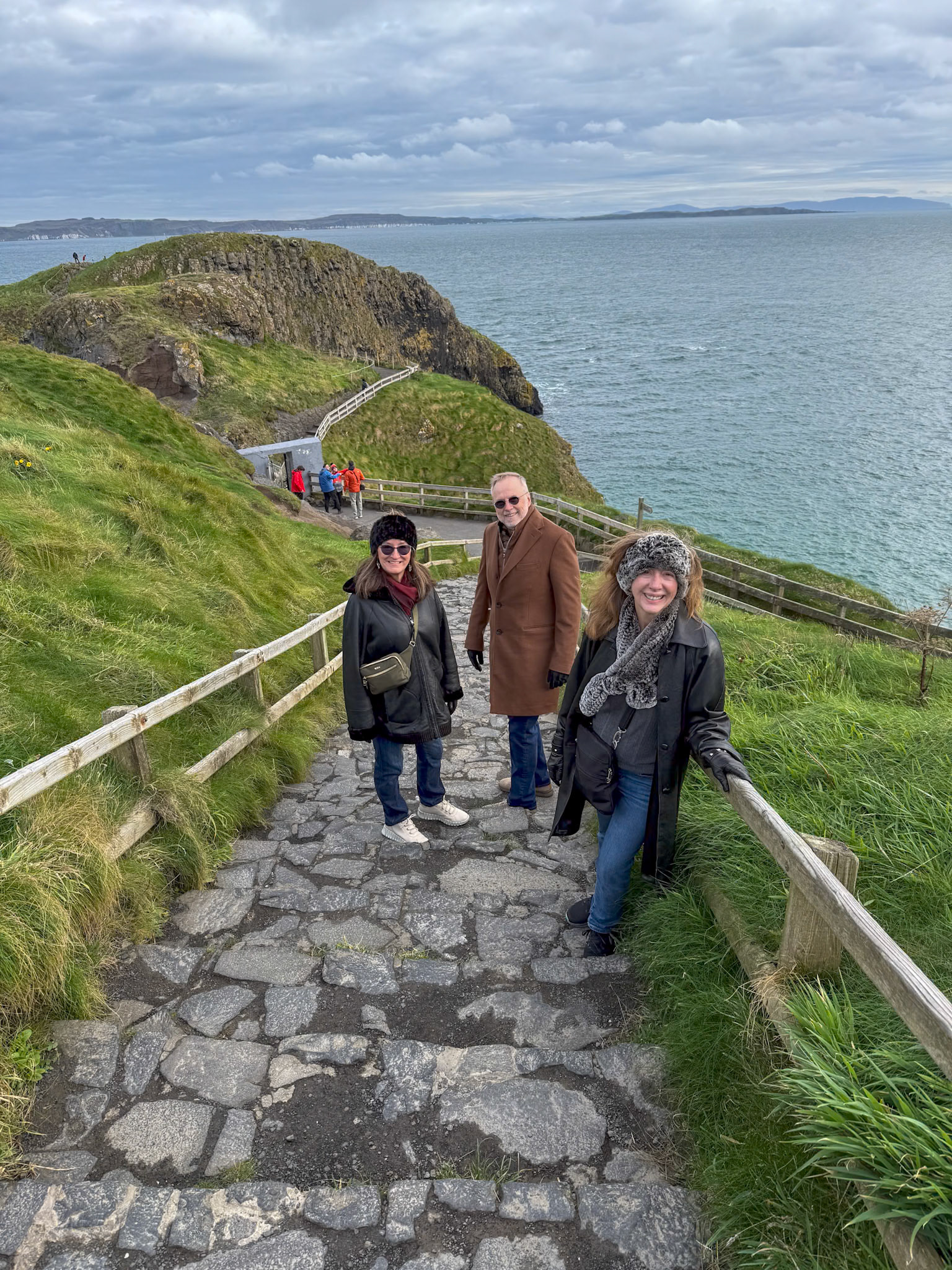 On the way to Carrick-a-Rede rope bridge