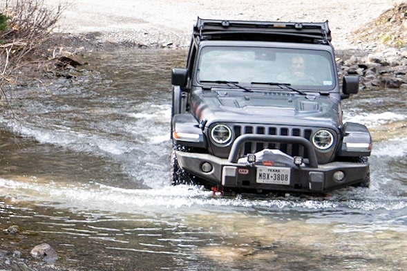 Fording Sneffels Creek