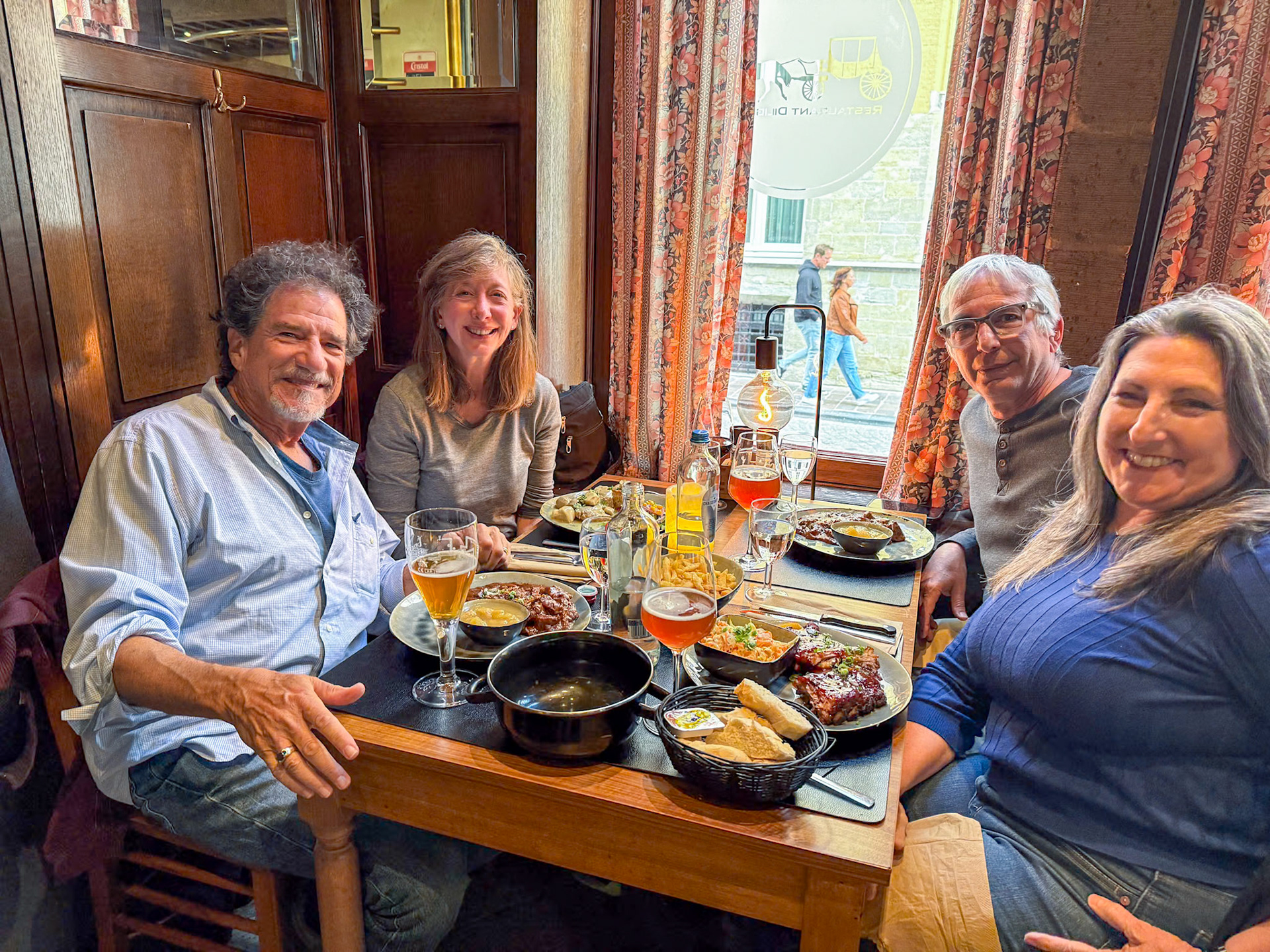 Dinner at Diligence, also in the In Bruges movie