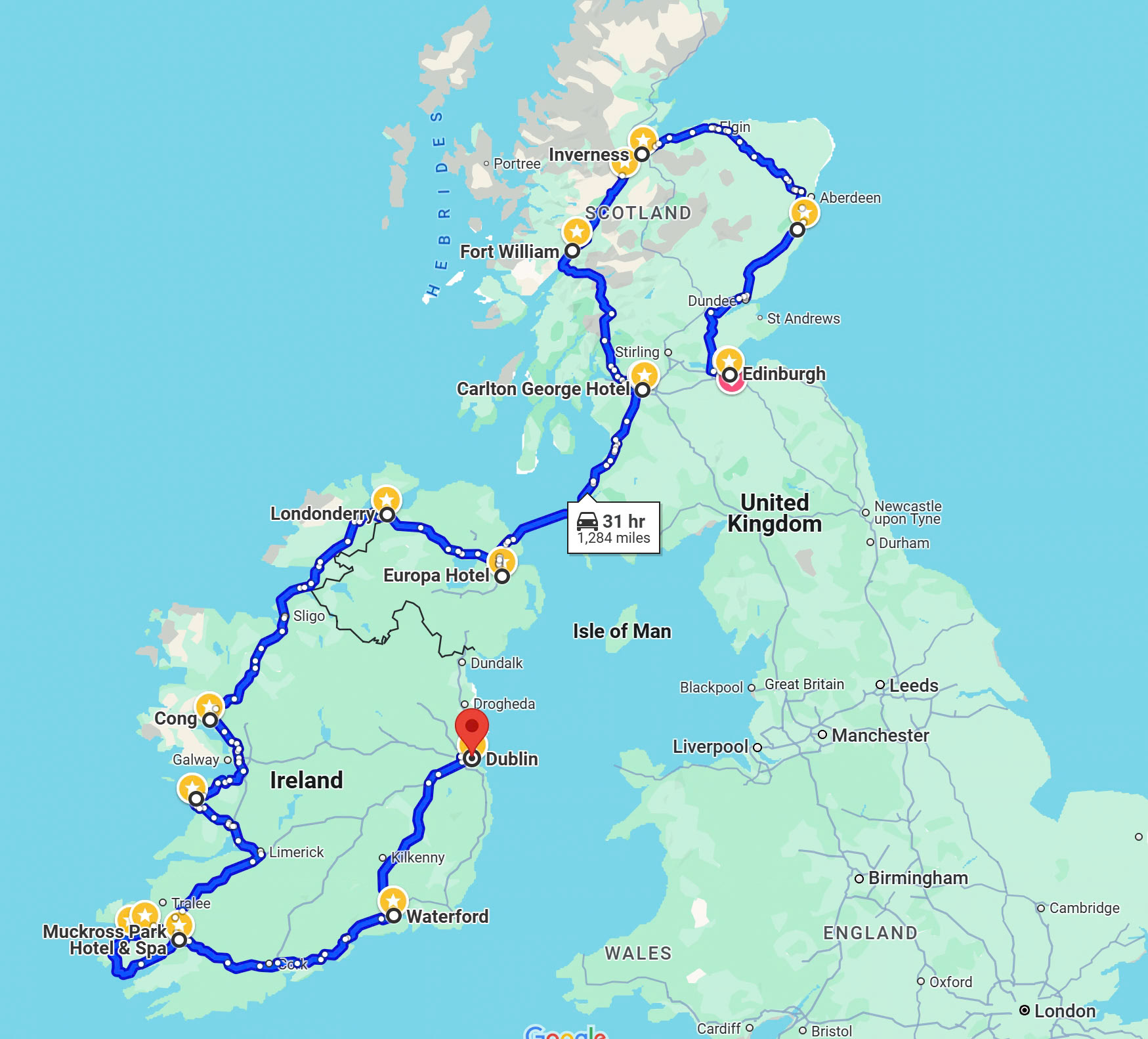 Our taste of Scotland & Ireland