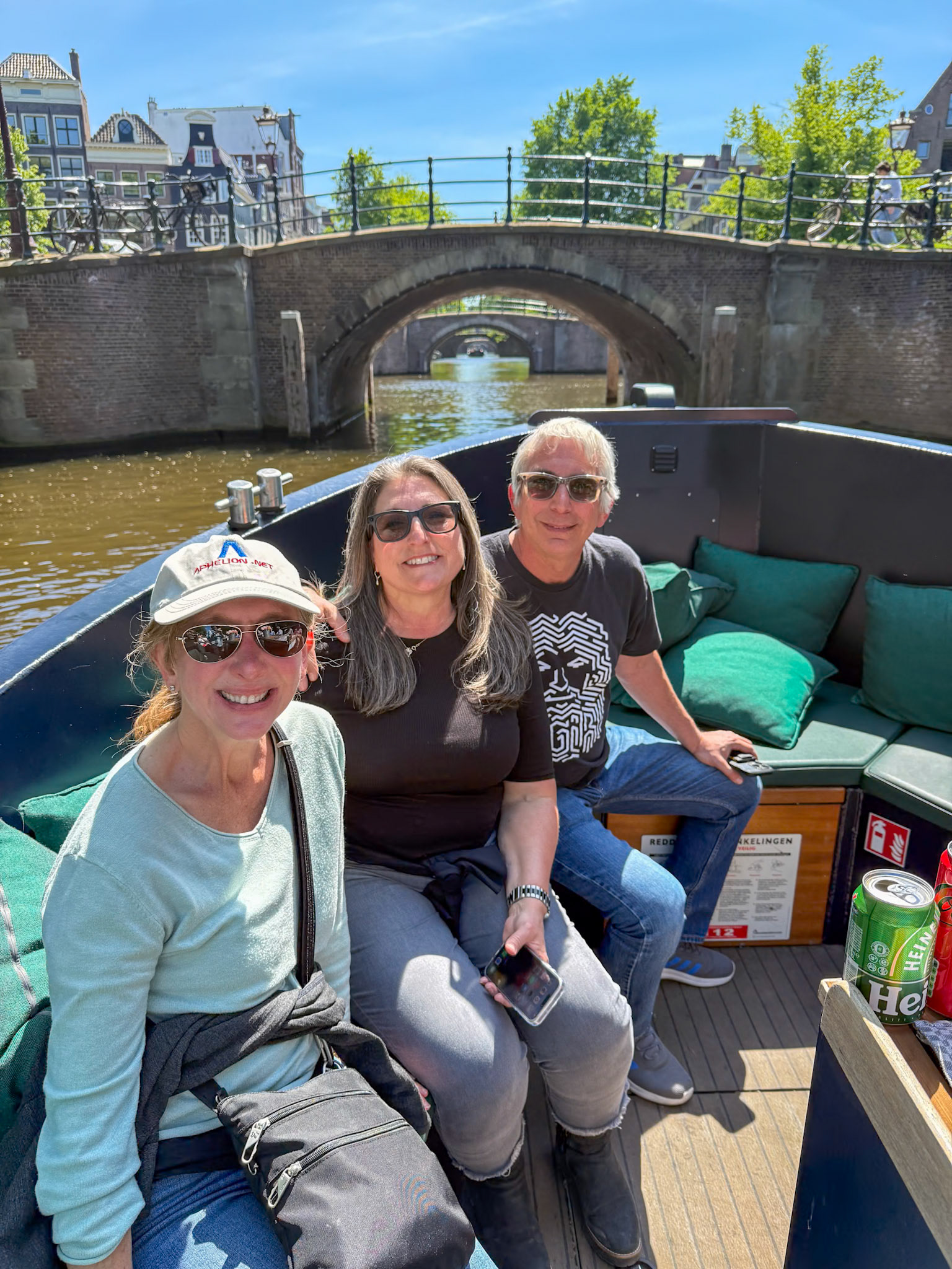 We're enjoying our canal tour