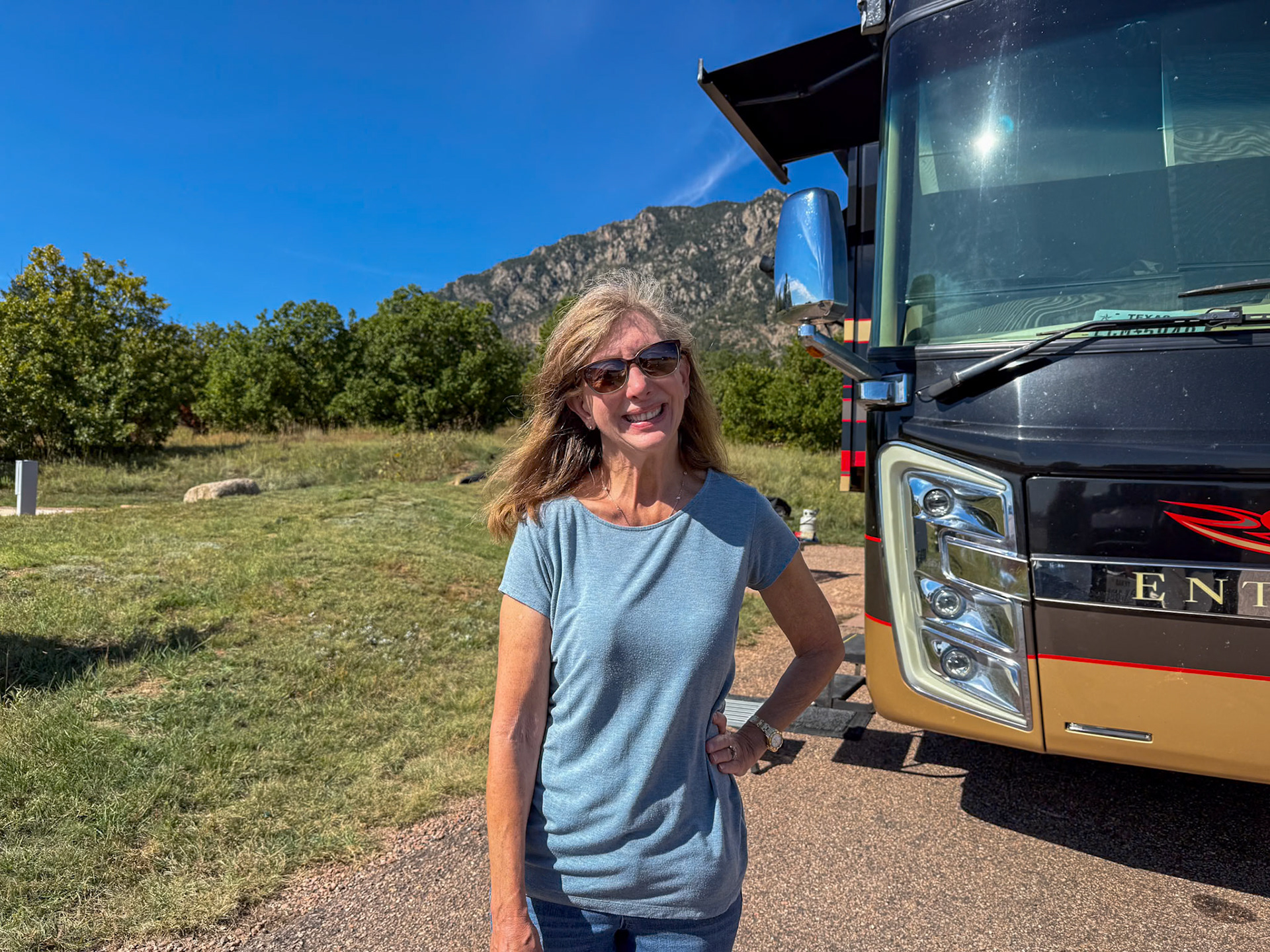 Cheyenne Mountain SP campsite 6300'