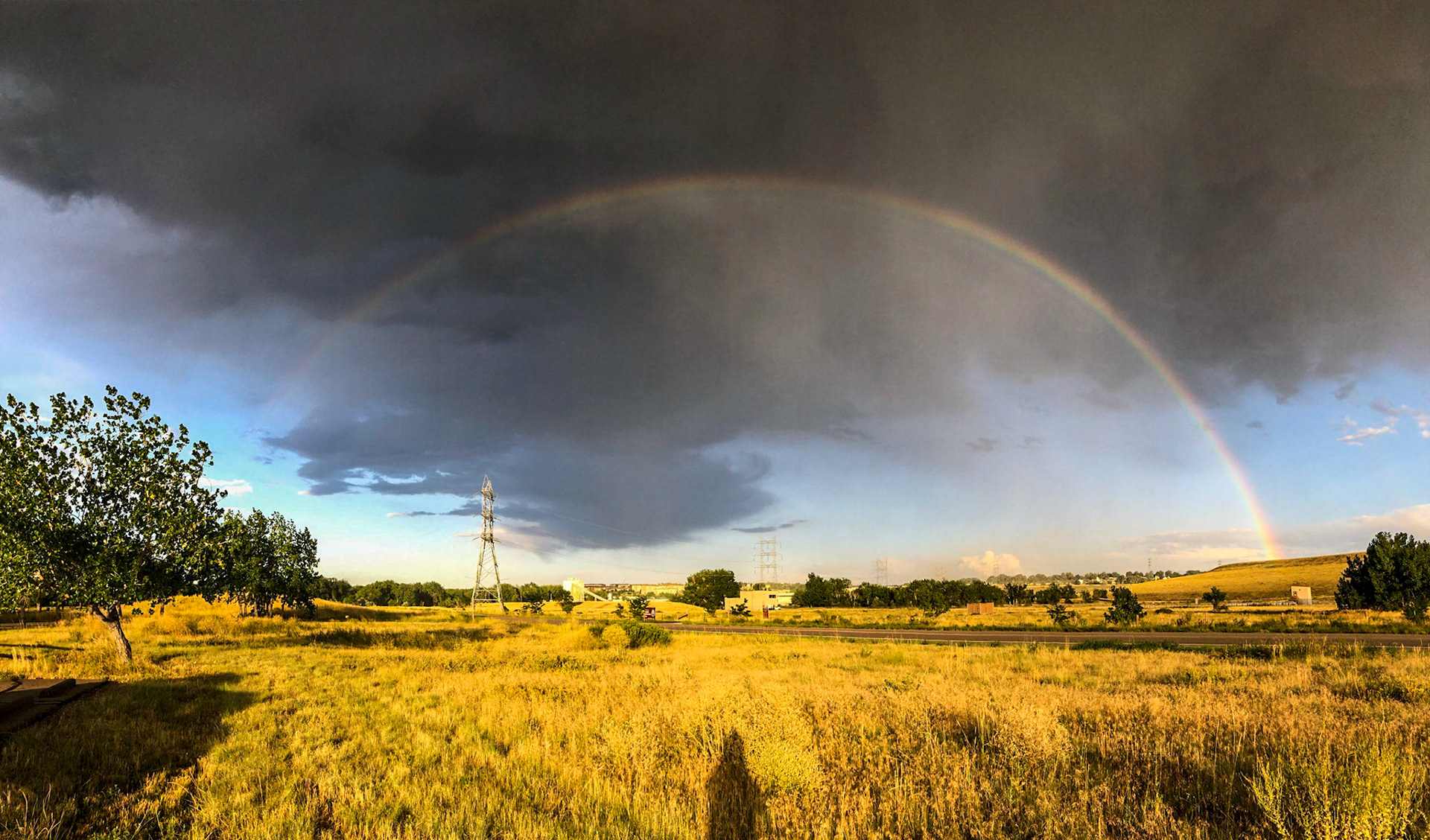 A late afternoon thurnderstorm at Chatfield State Park