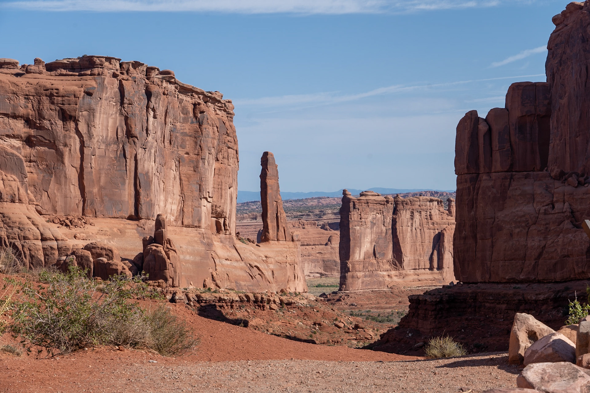 Park Ave viewpoint in Arches NP