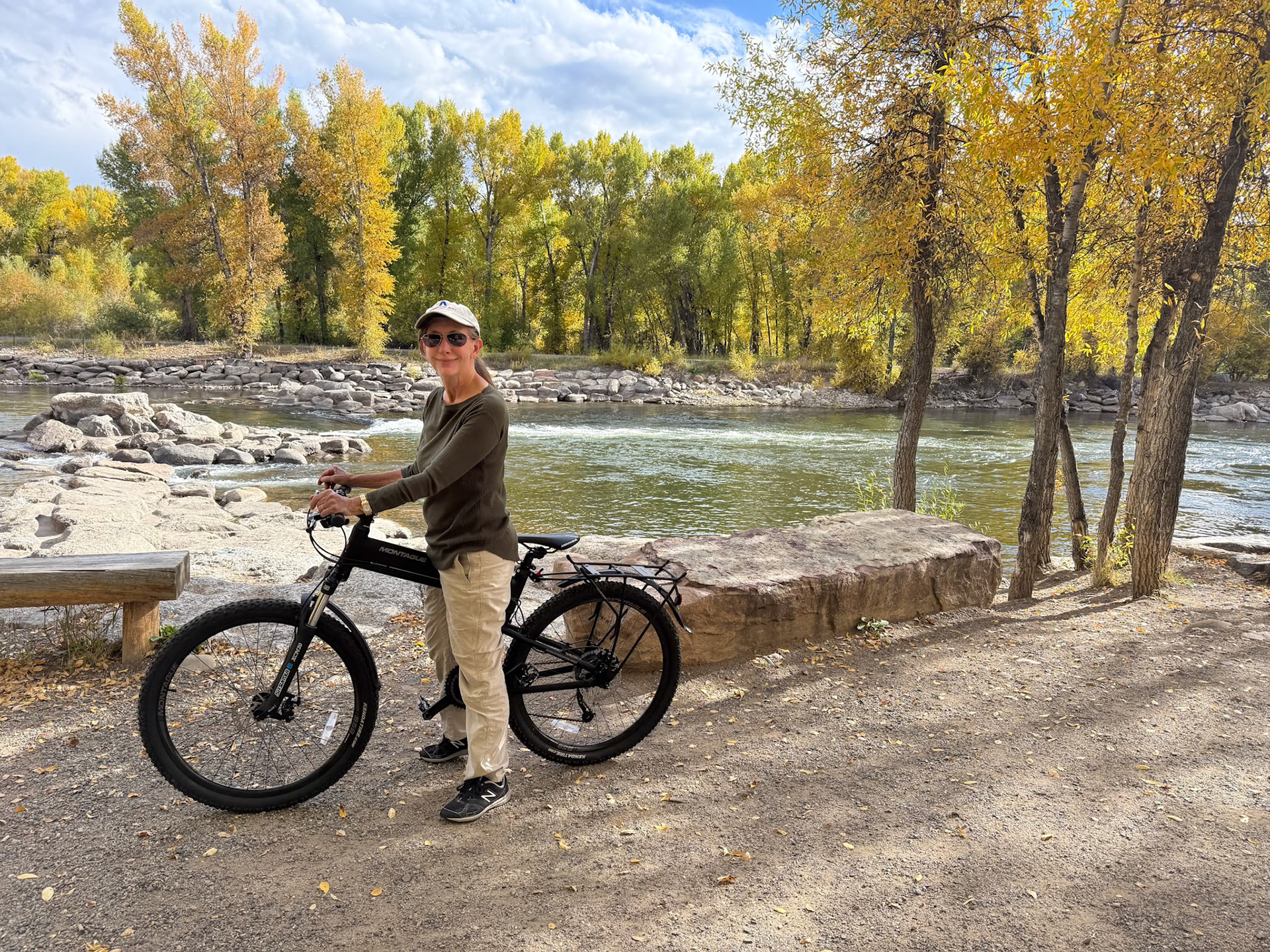 Bike ride to the Gunnison River near KOA